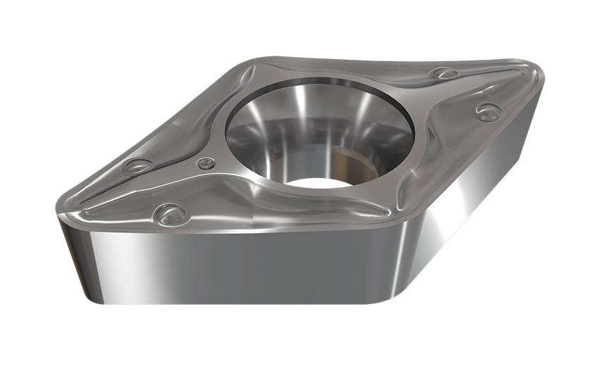 Iscar 3356018 DCMT/DCGT-PF Flank Insert, DCGT Insert, 3-1 Insert, 55 deg Rhombic Shape, Positive Rake, For Use On Steel/Stainless Steel/Cast Iron/Hard Materials/Super-Alloys/Titanium, Solid Carbide