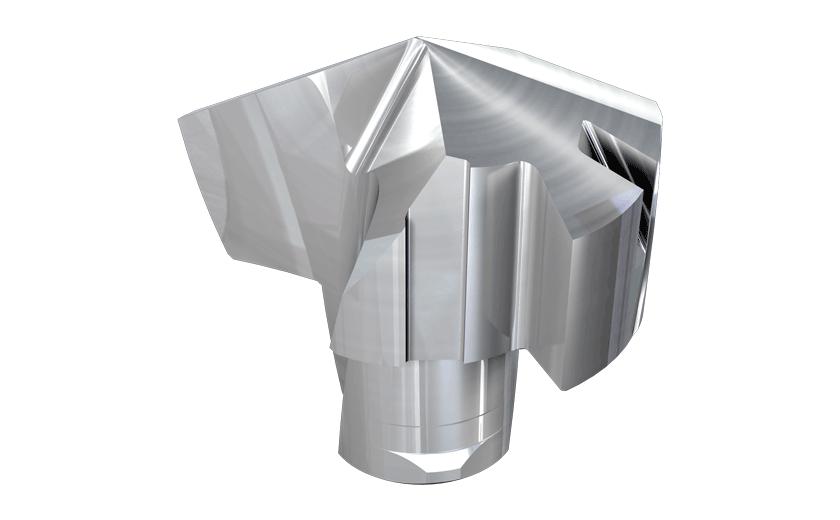 Iscar 3328376 ICN Exchangeable Drill Tip, ANSI Code: ICN 0657 IC08, 0.657 in Dia, 16 Insert Seat, 140 deg Included Angle, Manufacturer's Grade: IC08, Uncoated