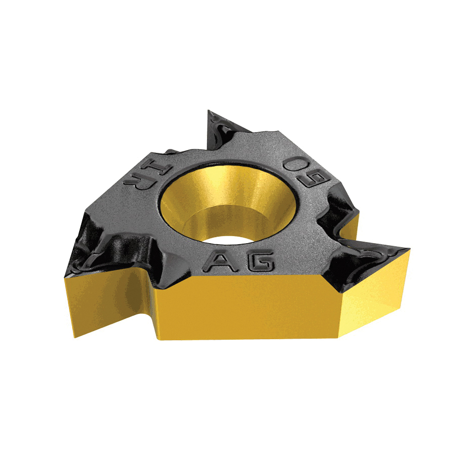 Iscar 5901910 ISCARTHREAD Laydown Threading Insert, 16IRAG Insert, Triangular Shape, 8 to 48 TPI, Internal Thread, 60 deg Partial Profile Thread, 0.5 to 3 mm Pitch, Right Hand Cutting, Manufacturer's Grade: IC908, Material Grade: H, K, M, P, S