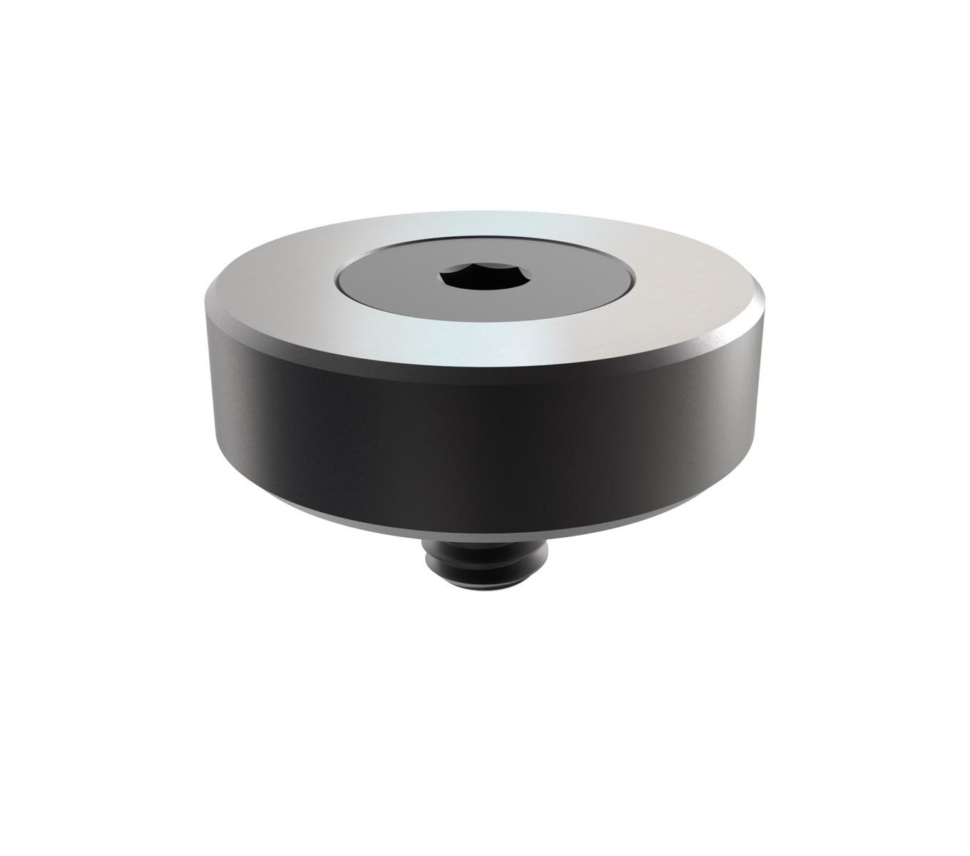 Jergens® 19304 Feet, Flat Head, 7/8 in OD, 1/4-20 Thread, Low Carbon Steel