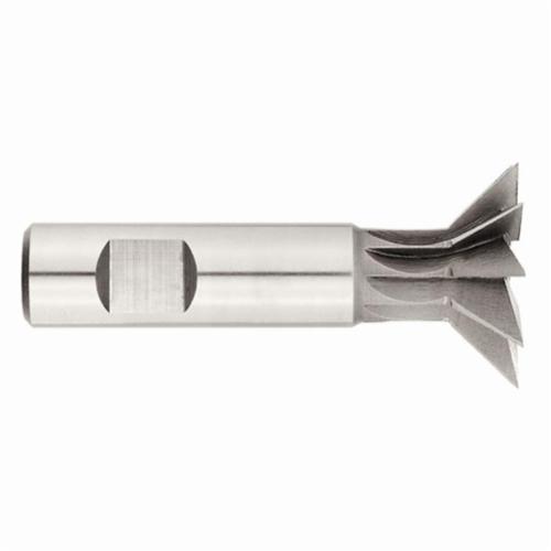 KEO 12500 DT456 Single Angle Dovetail Cutter, 1/2 in Dia Cutter, 1/8 in W Cutting, 3/8 in Dia Straight Shank, 45 deg Included, 2-1/8 in OAL