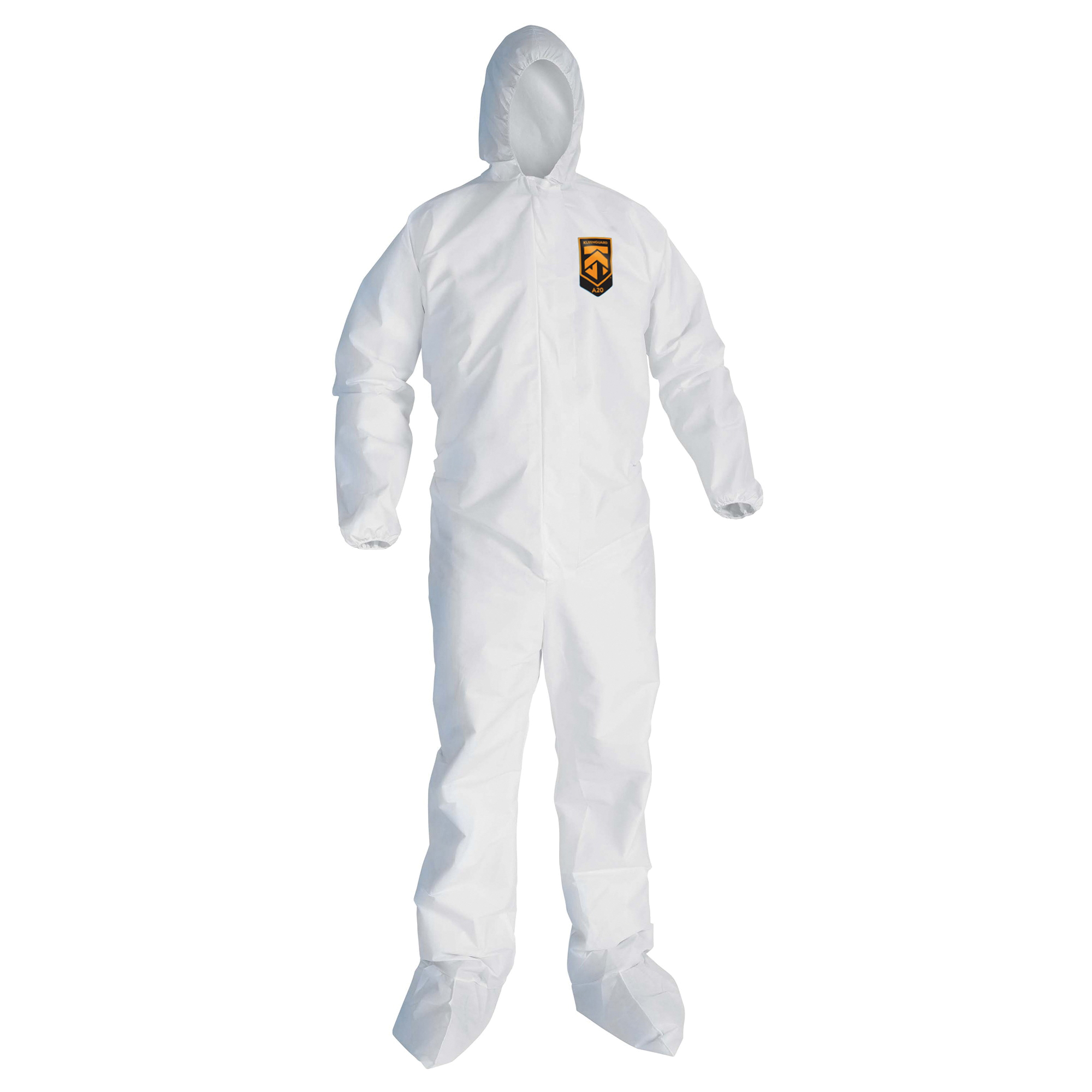 COVERALL DISPOSABLE 4XL WHT SMS FABRIC