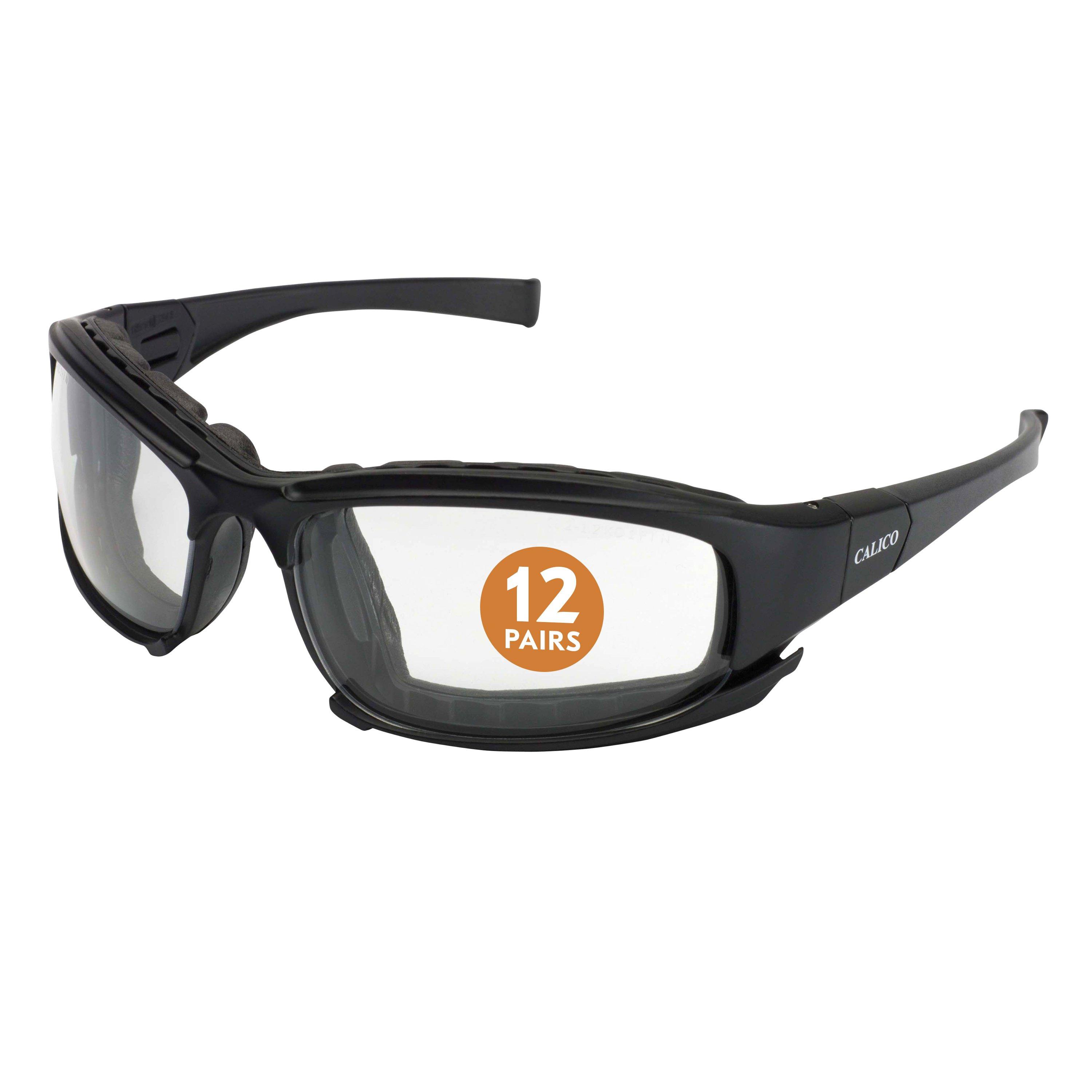GLASSES SAF A-FOG CLEAR BK POLYCARBONATE