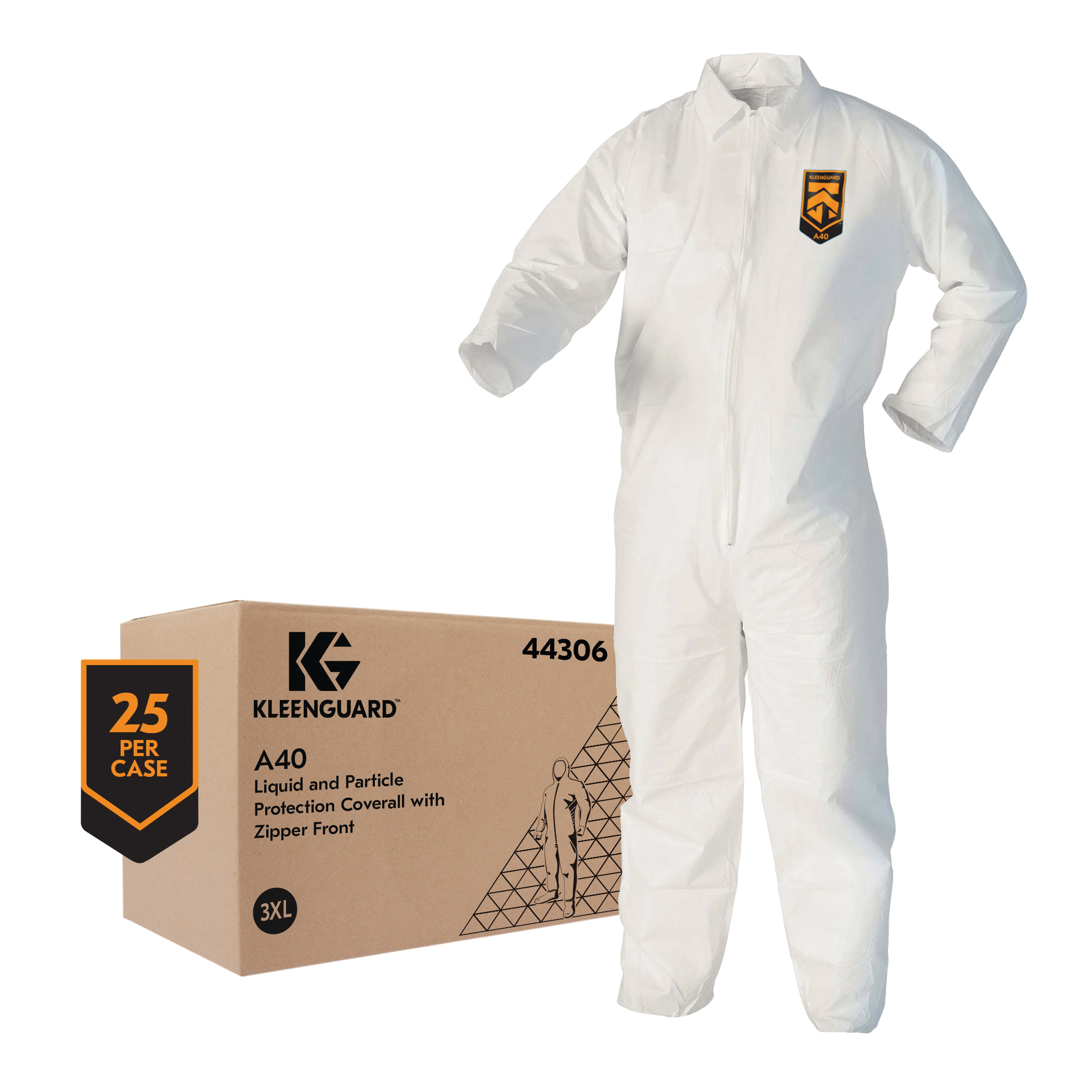 COVERALL DISPOSABLE UNISEX 3XL WHT 1.9OZ