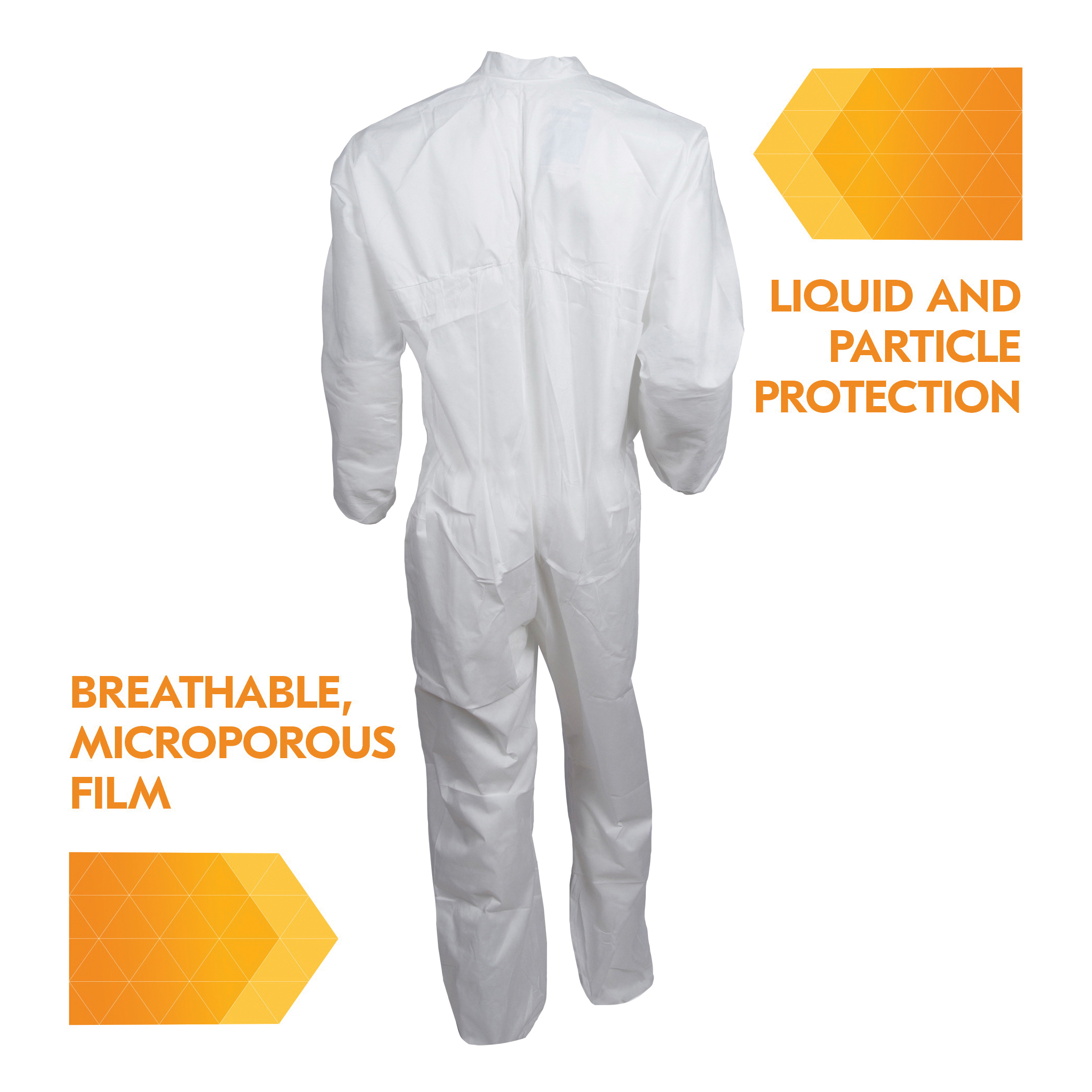COVERALL DISPOSABLE UNISEX 3XL WHT 1.9OZ