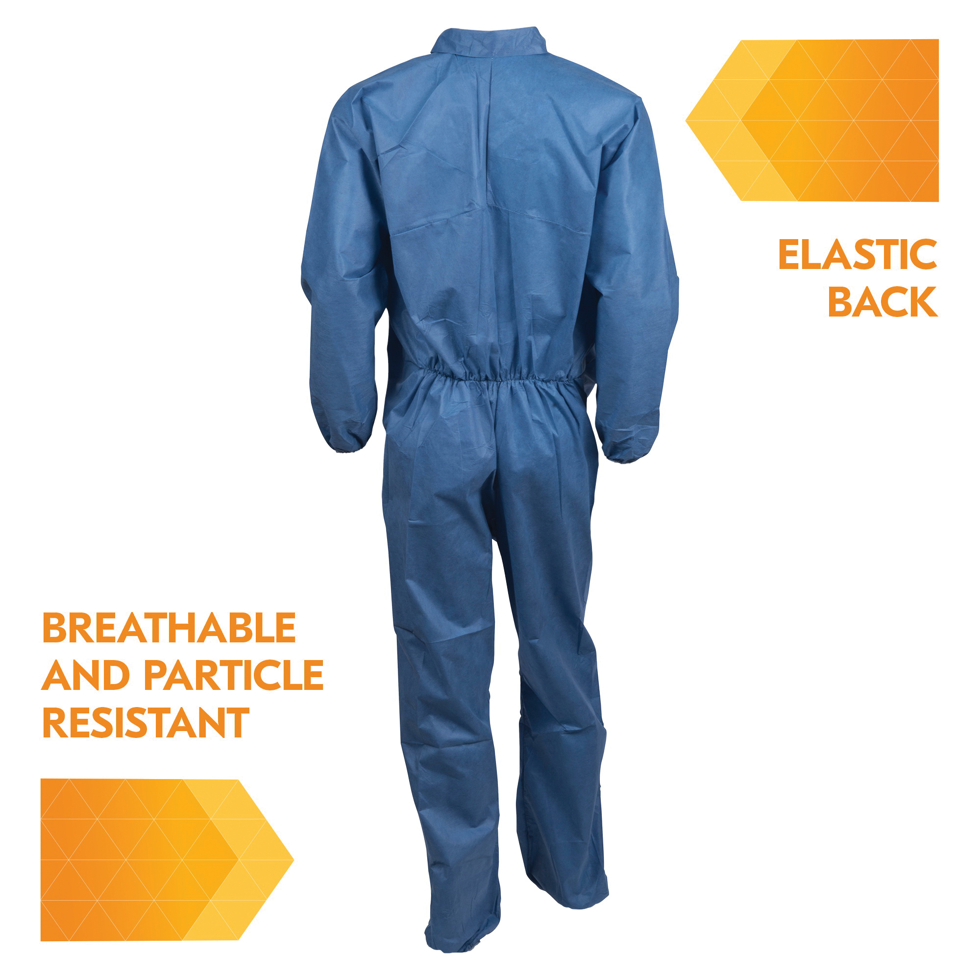 COVERALL DISPOSABLE XL BL DENIM 29-3/4IN