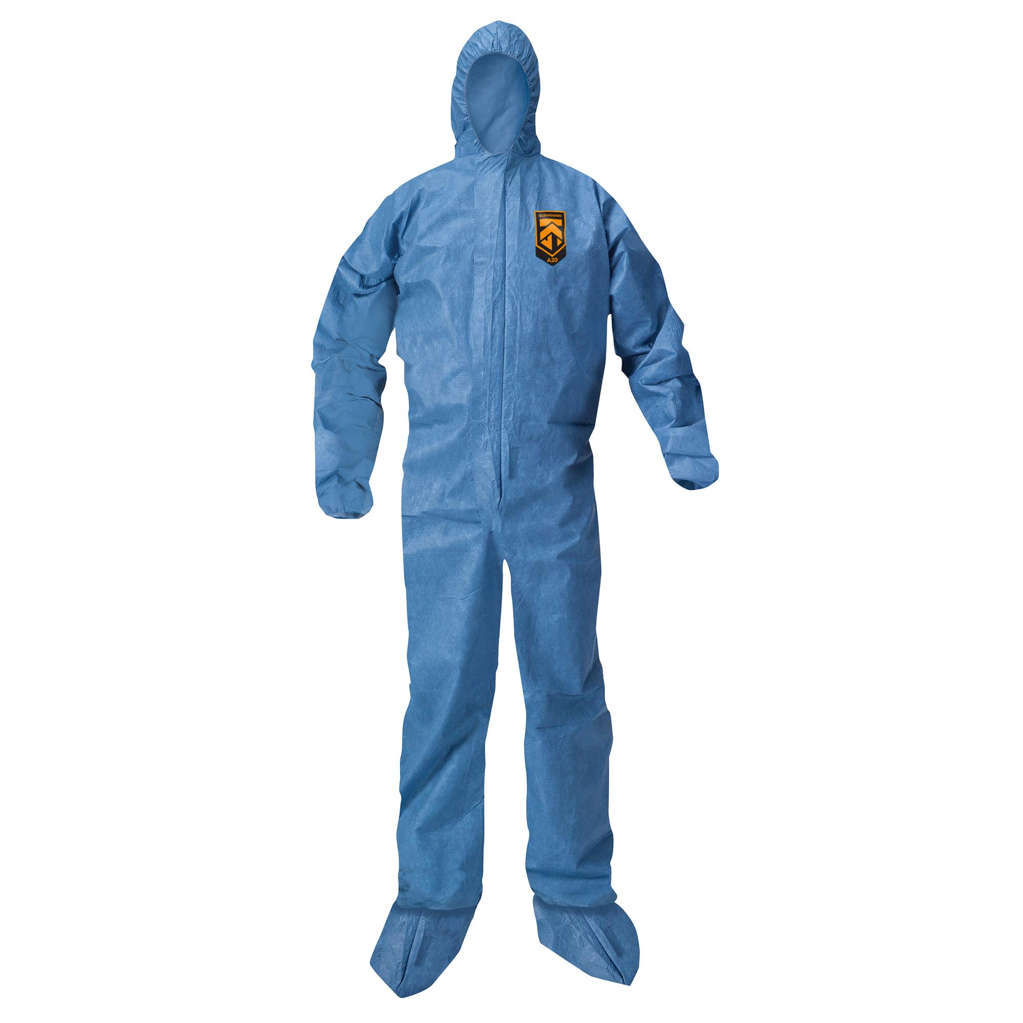 COVERALL DISPOSABLE 2XL BL SMS FABRIC