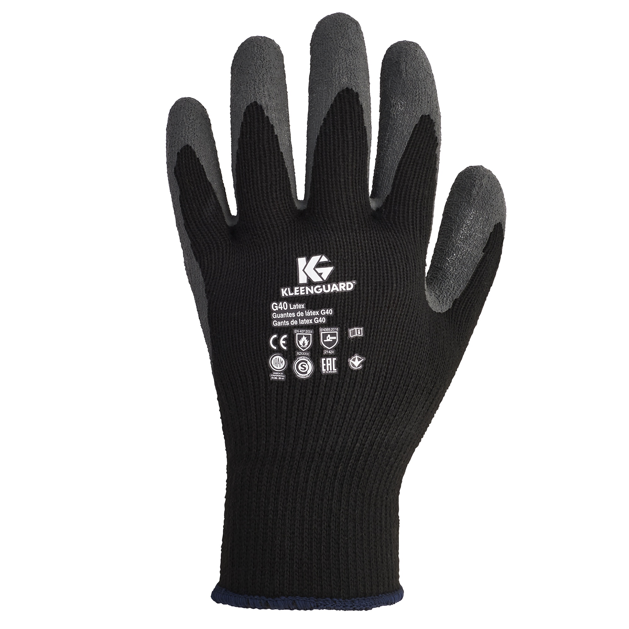 GLOVES PRP GENL CTD L/SZ9 NAT LATEX RBR