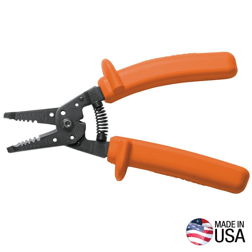 STRIPPER/CUTTER W 18 TO 10AWG 8IN STL