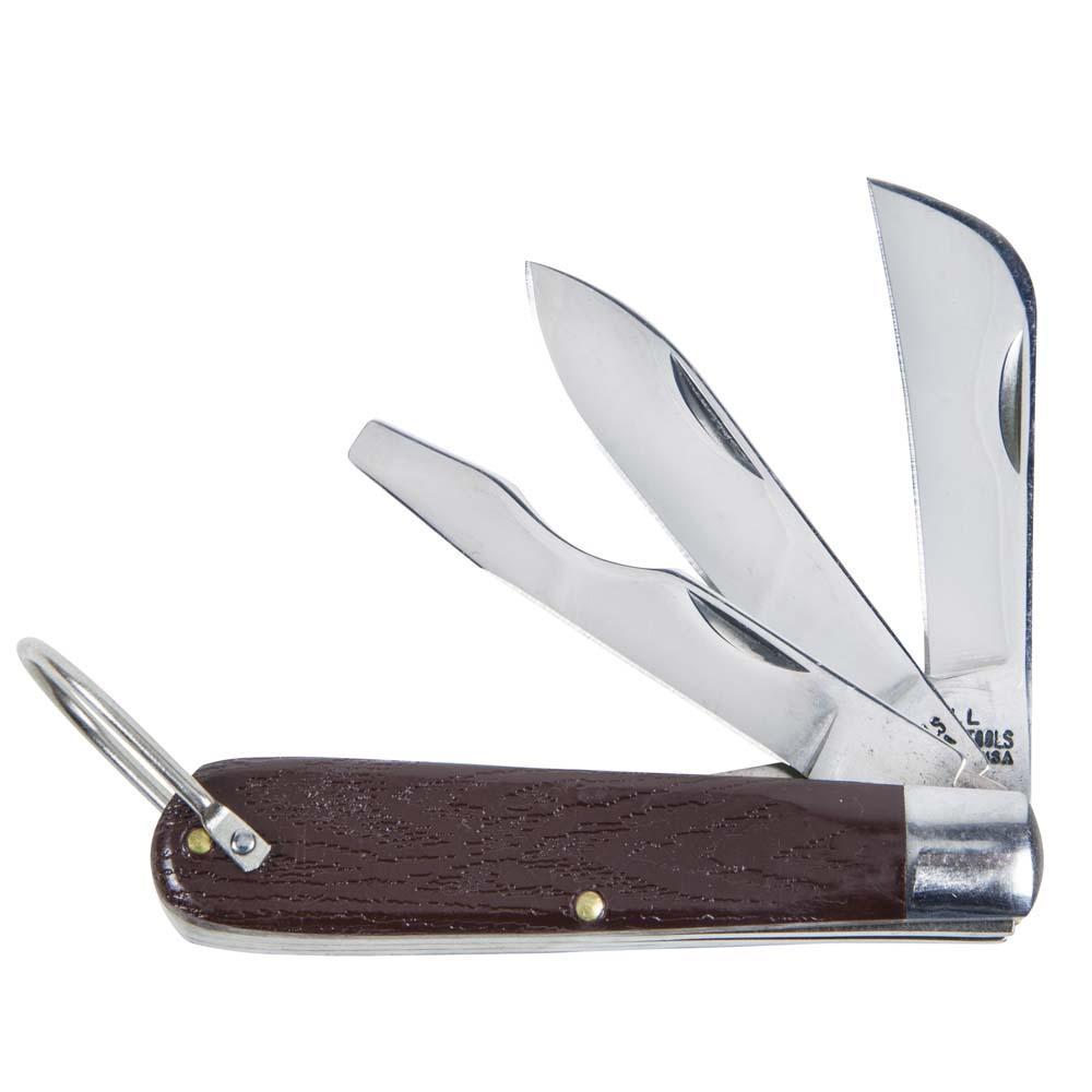 KNIFE PKT CRV SHEEPFOOT STD SPEAR PT CS