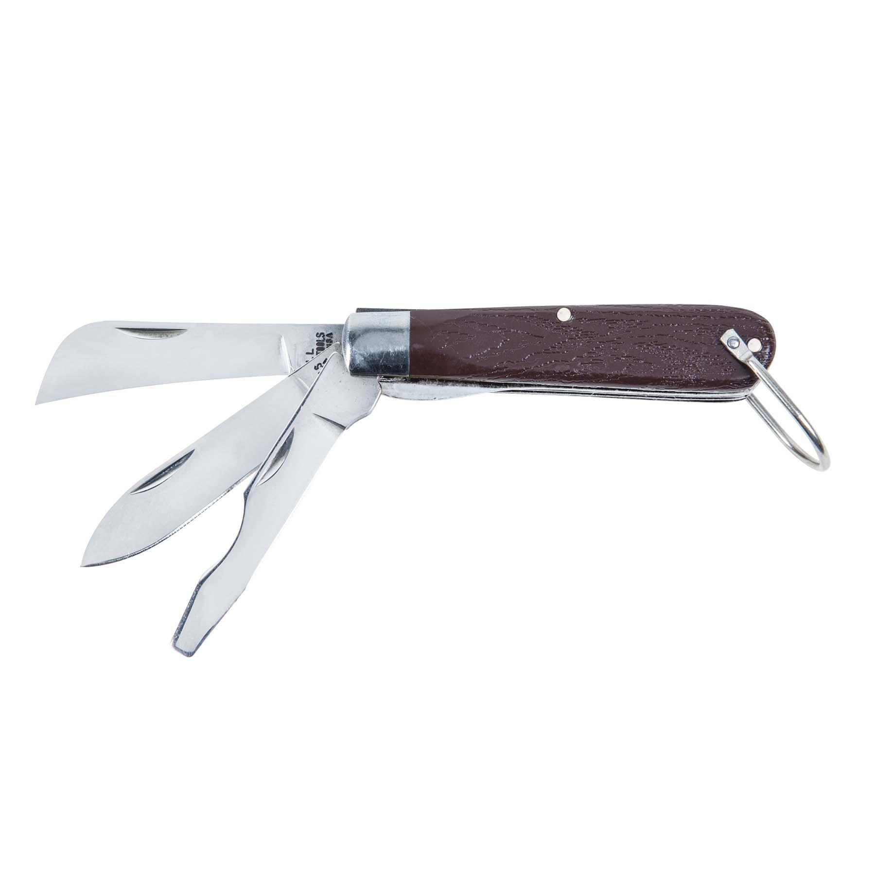 KNIFE PKT CRV SHEEPFOOT STD SPEAR PT CS