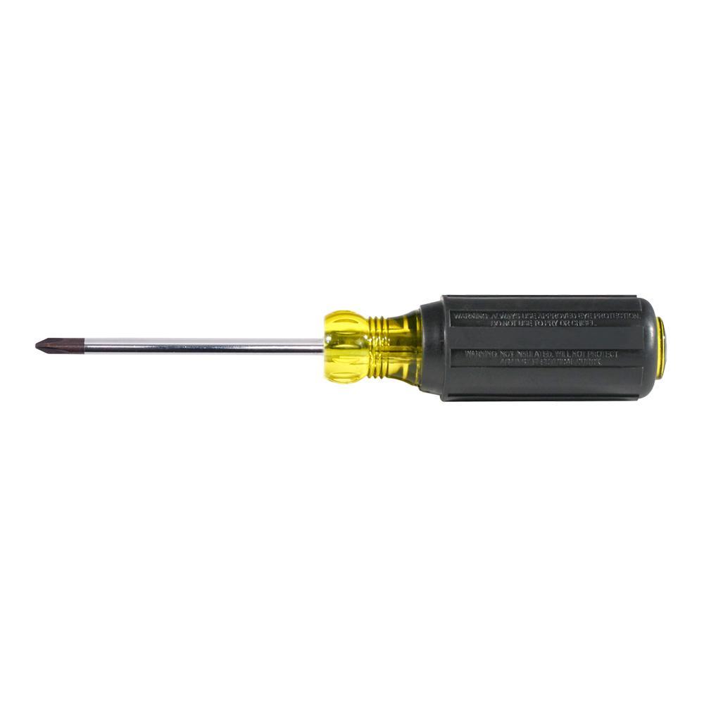SCREWDRIVER PHILLIPS #1 STL 6-3/4IN RBR