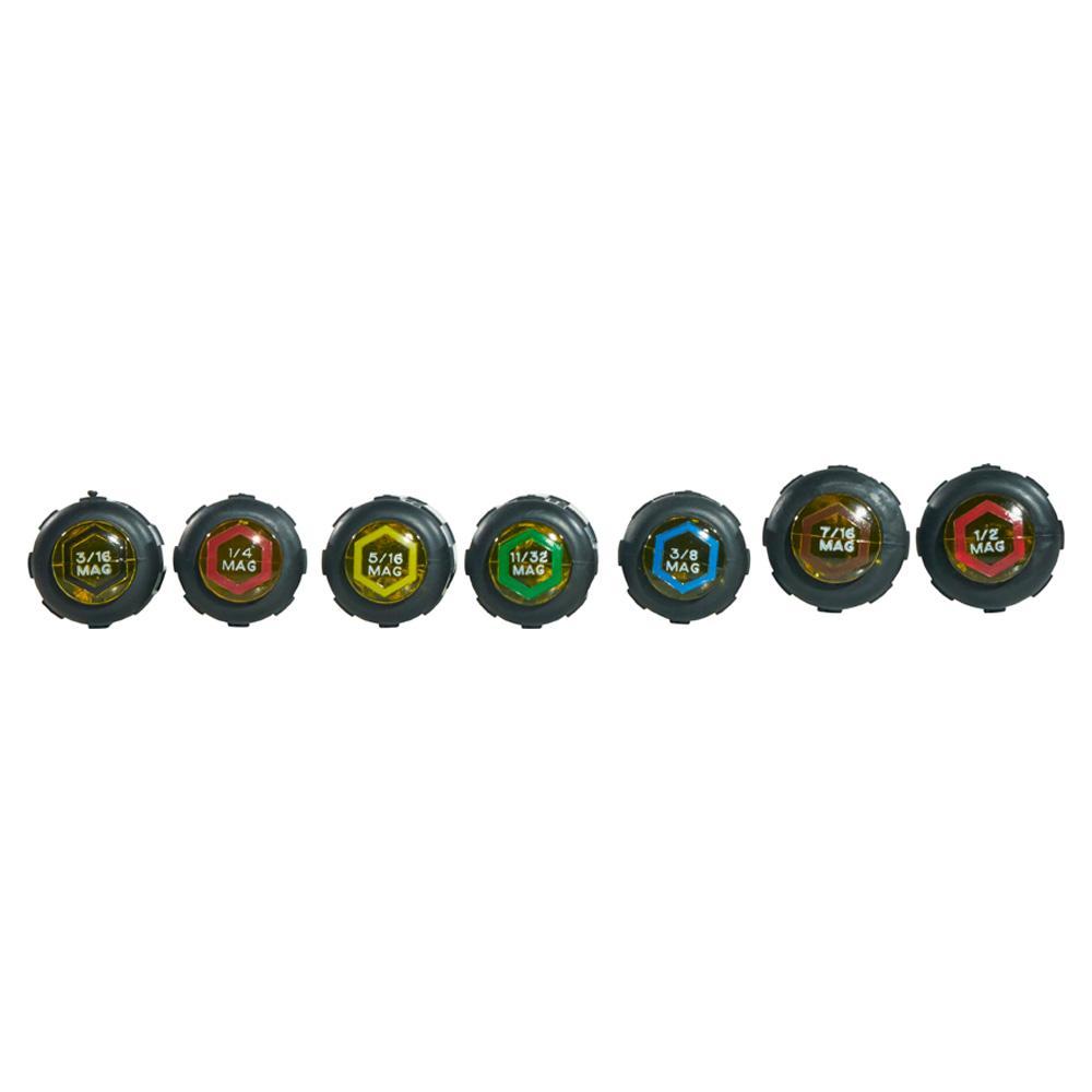 SET NUTDRIVER MAG IMPRL 3/16 TO 1/2IN