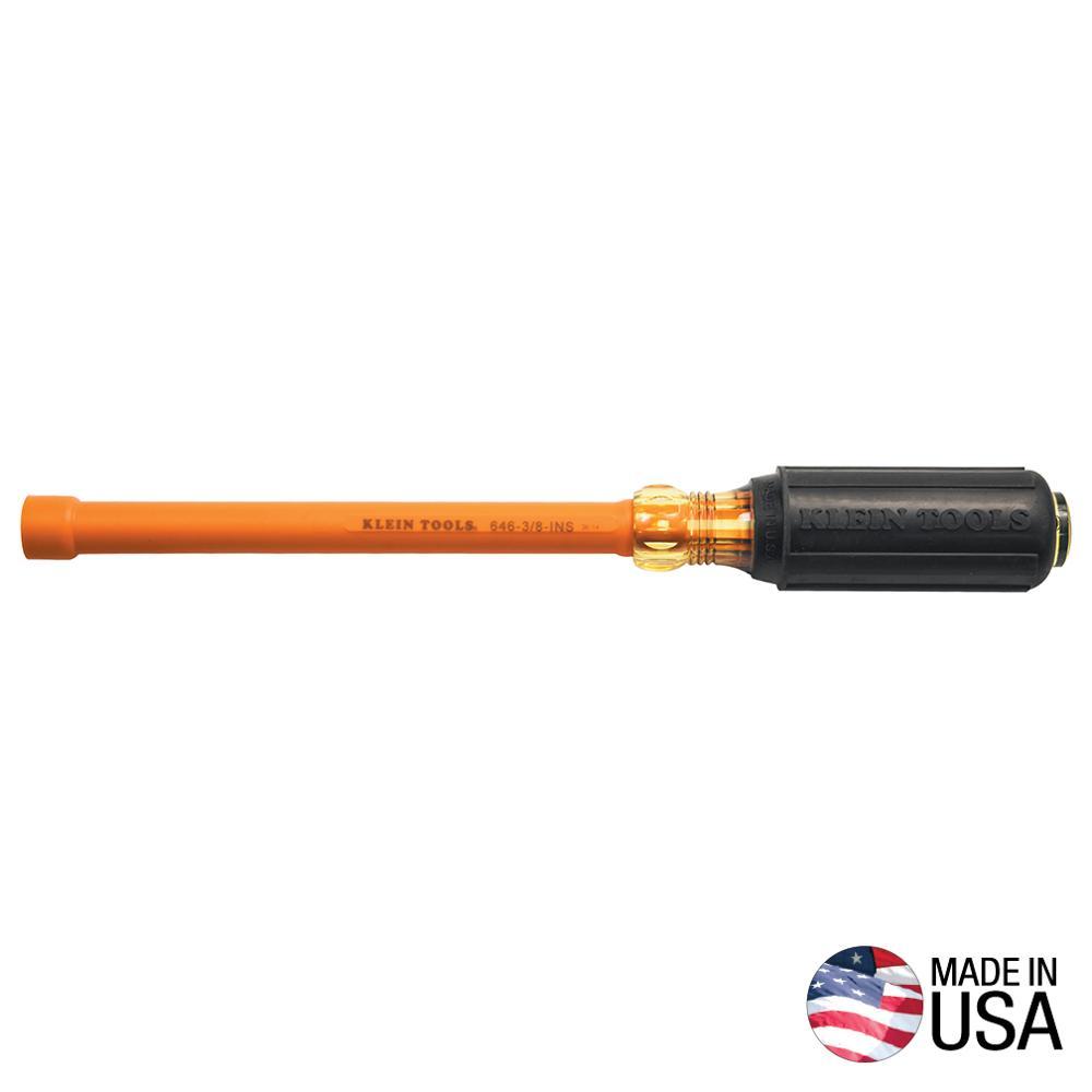 NUTDRIVER IMPRL 3/16IN HOL CUSH GRIP ORN