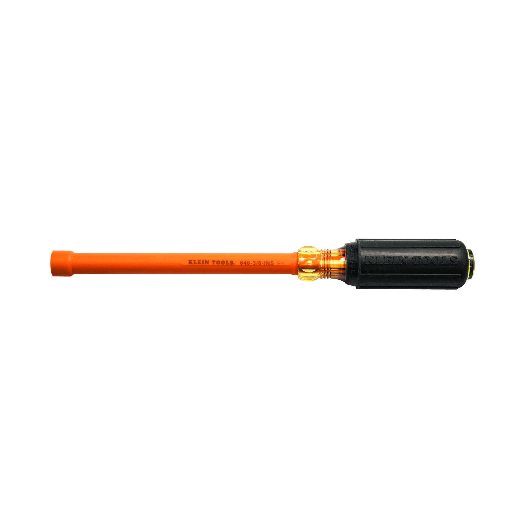 NUTDRIVER IMPRL 3/16IN HOL CUSH GRIP ORN