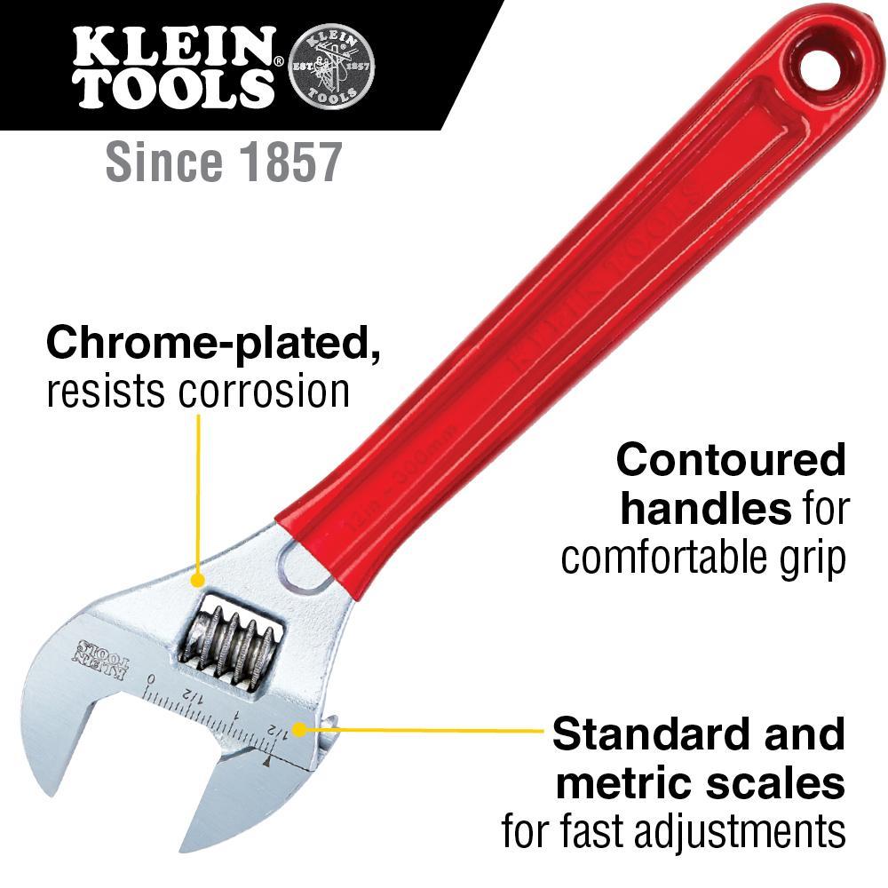 WRENCH ADJUSTABLE 1-1/2IN 12-3/8IN YES