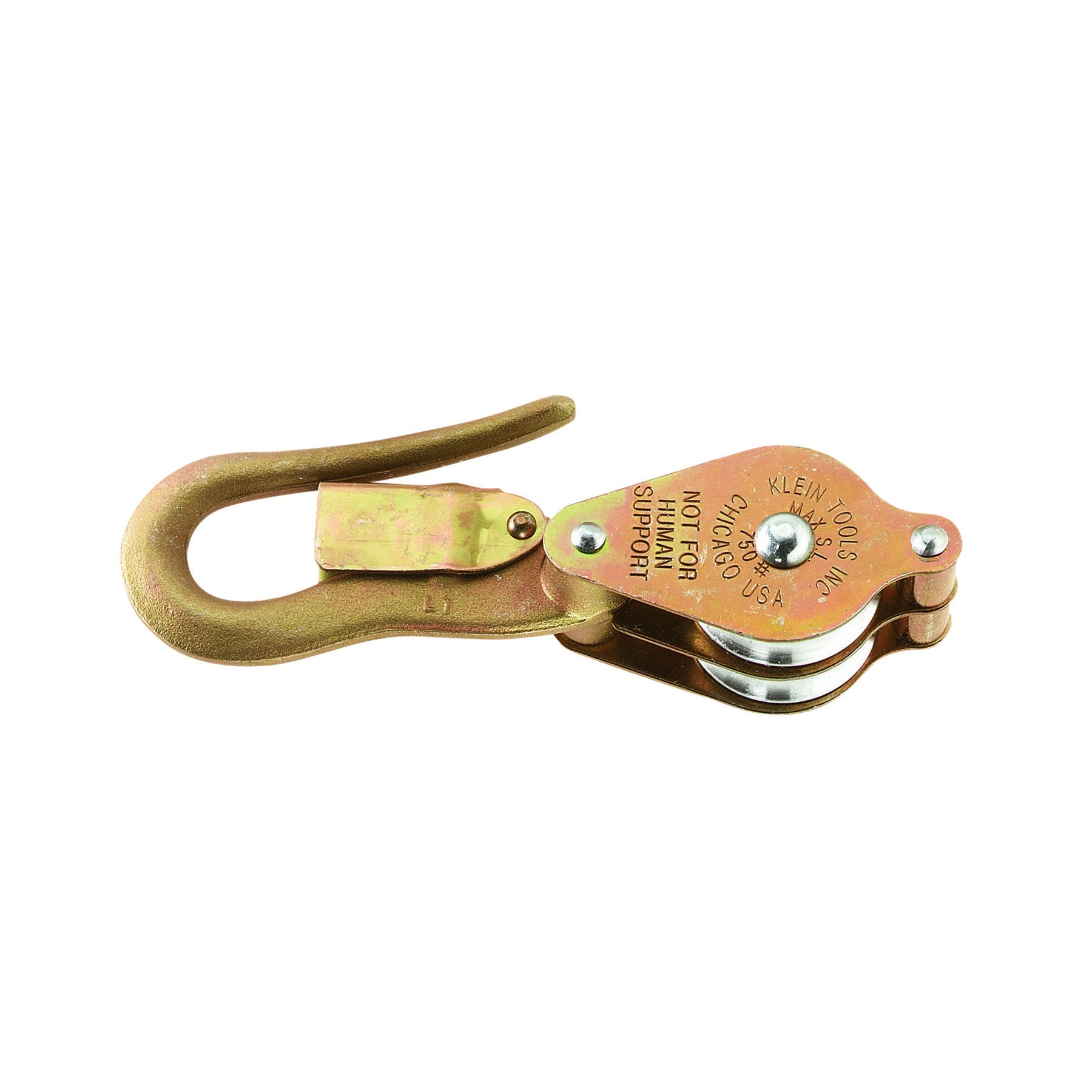BLOCK SLFLKG FBRS ROPE 3/8IN 750LB 2IN