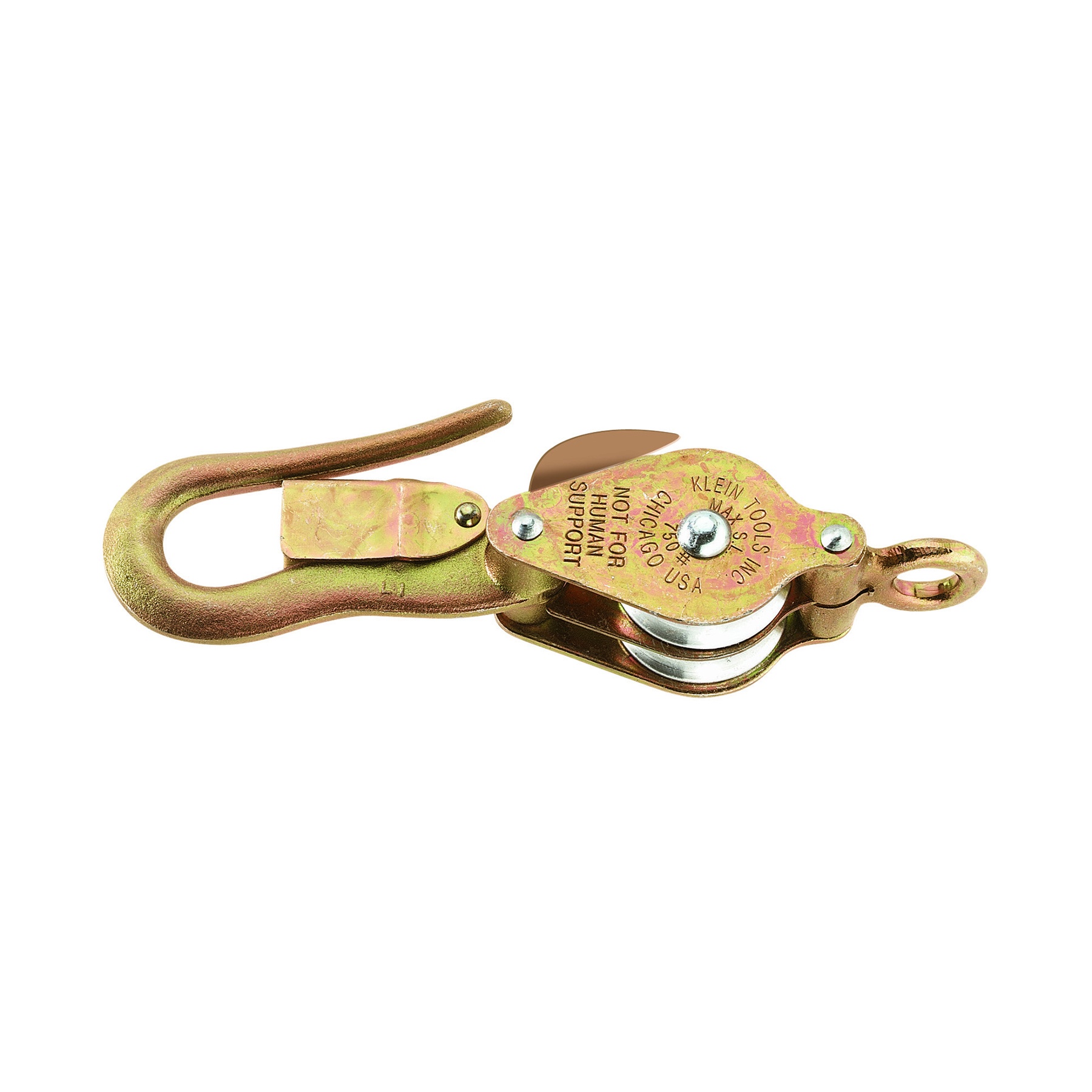 BLOCK SLFLKG FBRS ROPE 3/8IN 750LB 2IN