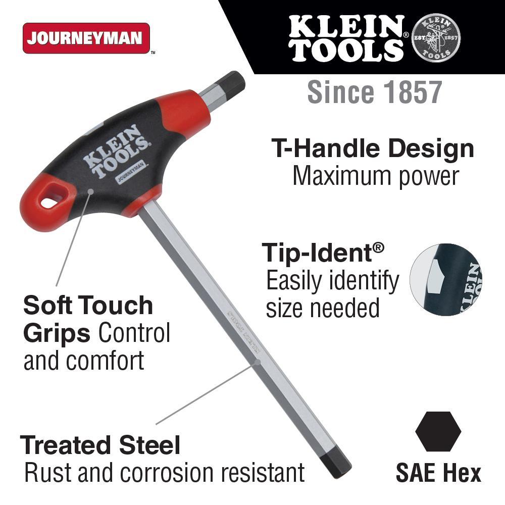 KEY HEX IMPRL 5/16IN SOFT GRIP/T-HDL 6IN