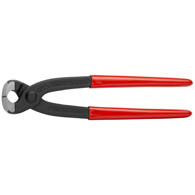 Knipex® 10 98 I220 Ear Clamp Plier, 8-3/4 in L, For Use With Universal Use, 1-Ear and 2-Ear Clamps (Oetiker System or Similar), Chrome Vanadium Steel Body