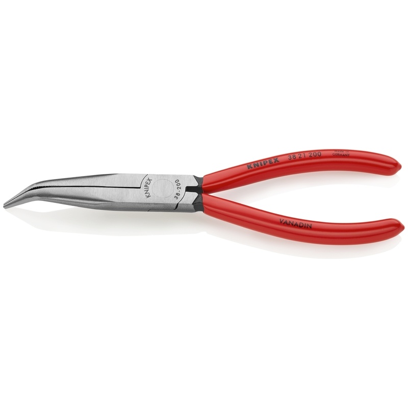 LONG NOSE PLIERS 40 ANGLED W/OUT CUTTER