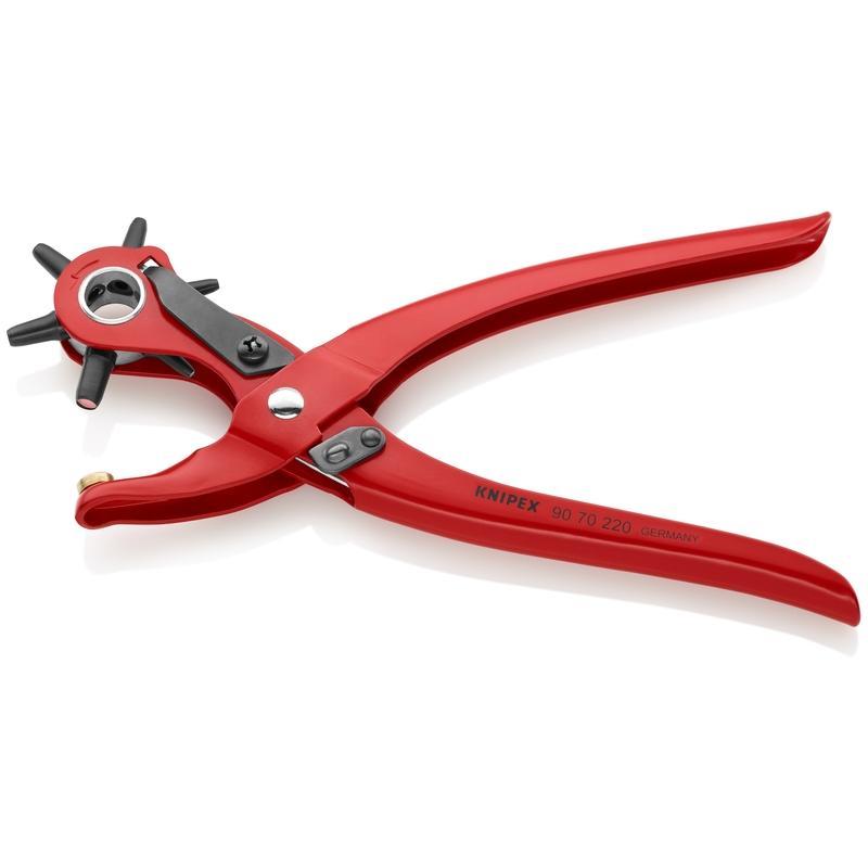 PLIER PCH REVOLVING 8-3/4IN STL PWD CTD