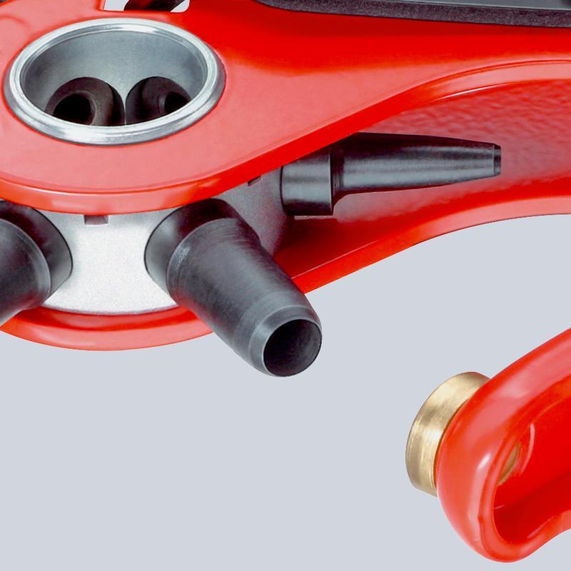 PLIER PCH REVOLVING 8-3/4IN STL PWD CTD
