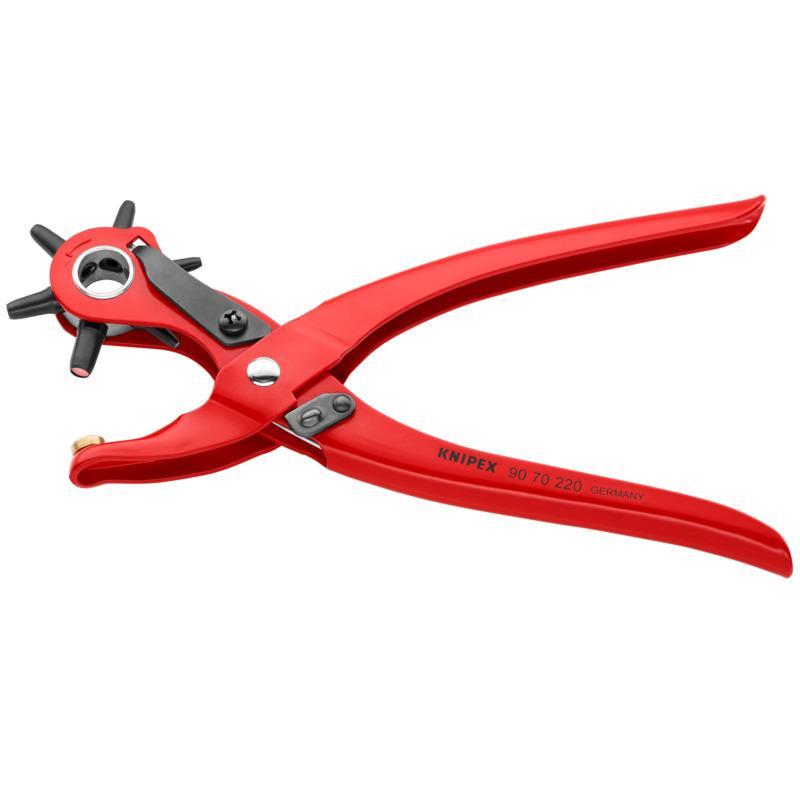 PLIER PCH REVOLVING 8-3/4IN STL PWD CTD