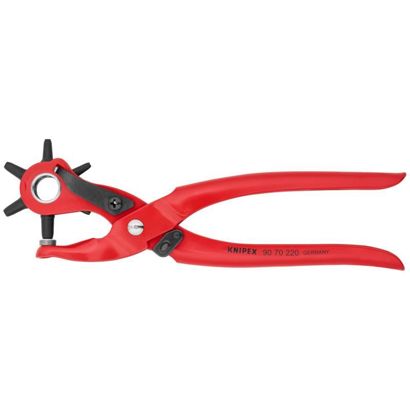 PLIER PCH REVOLVING 8-3/4IN STL PWD CTD