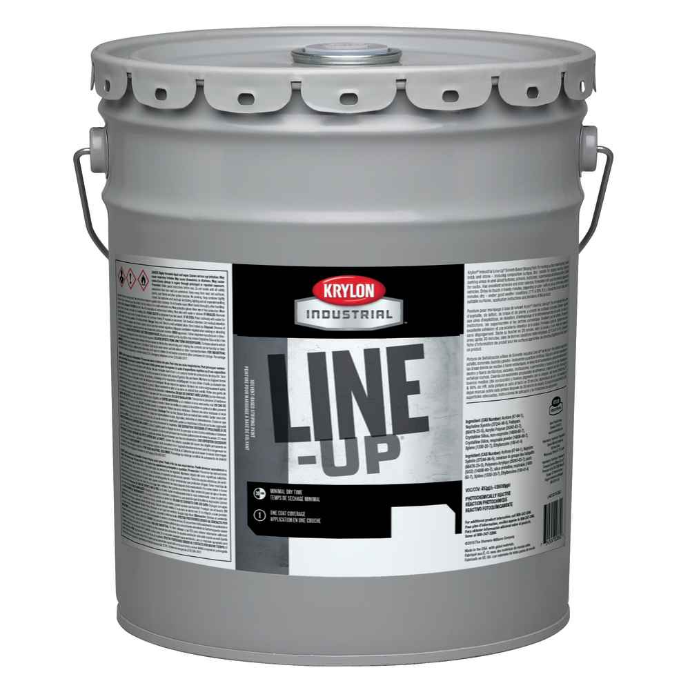 PAINT STRIPING PAVEMENT 5GAL 350FT/GAL