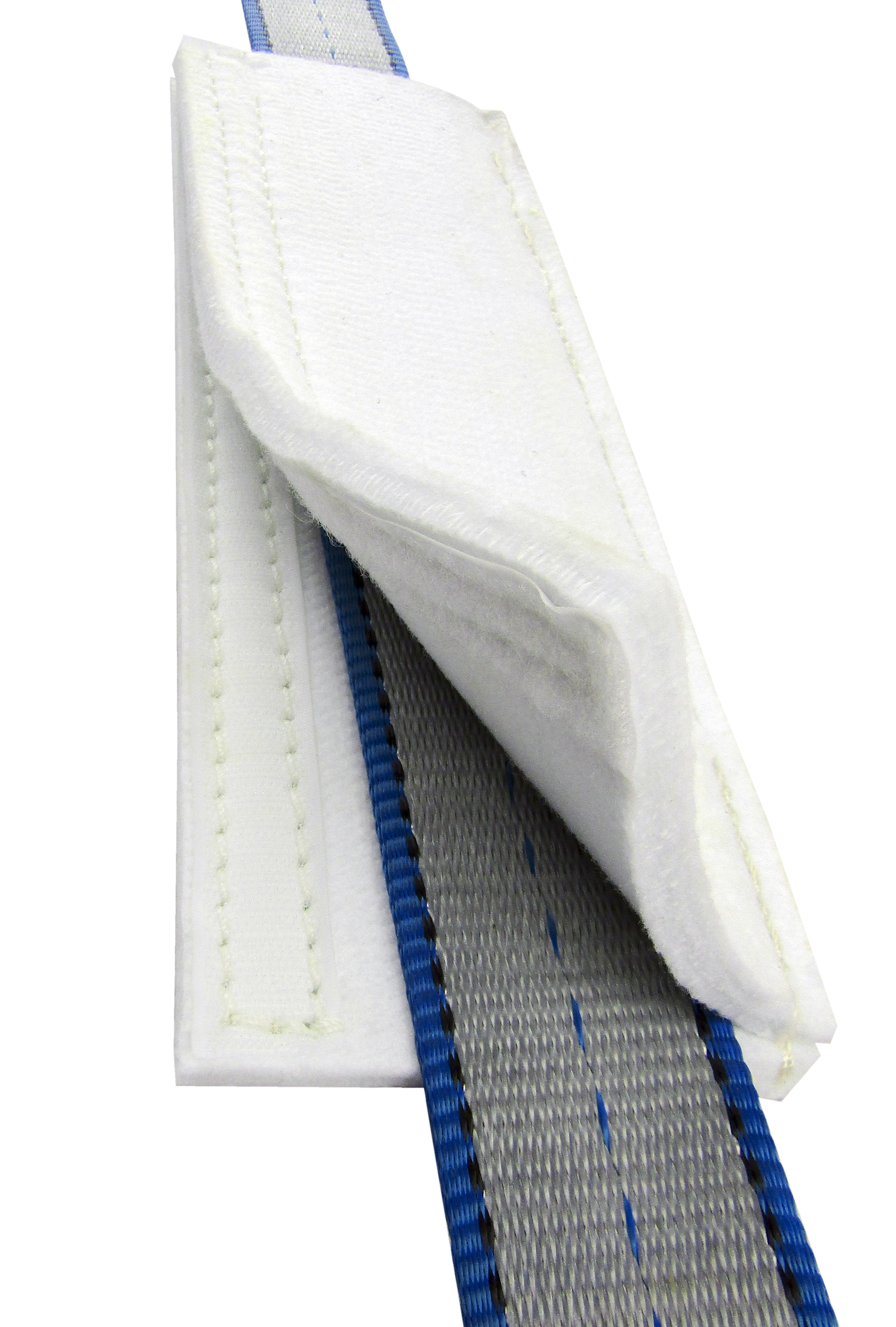 Lift-All® Webmaster® 1600 4FQSPX1 Flat Quick Sleeve Wear Pad, 1 ft L x 4 in W x 3/4 in THK, Nylon/Pukka