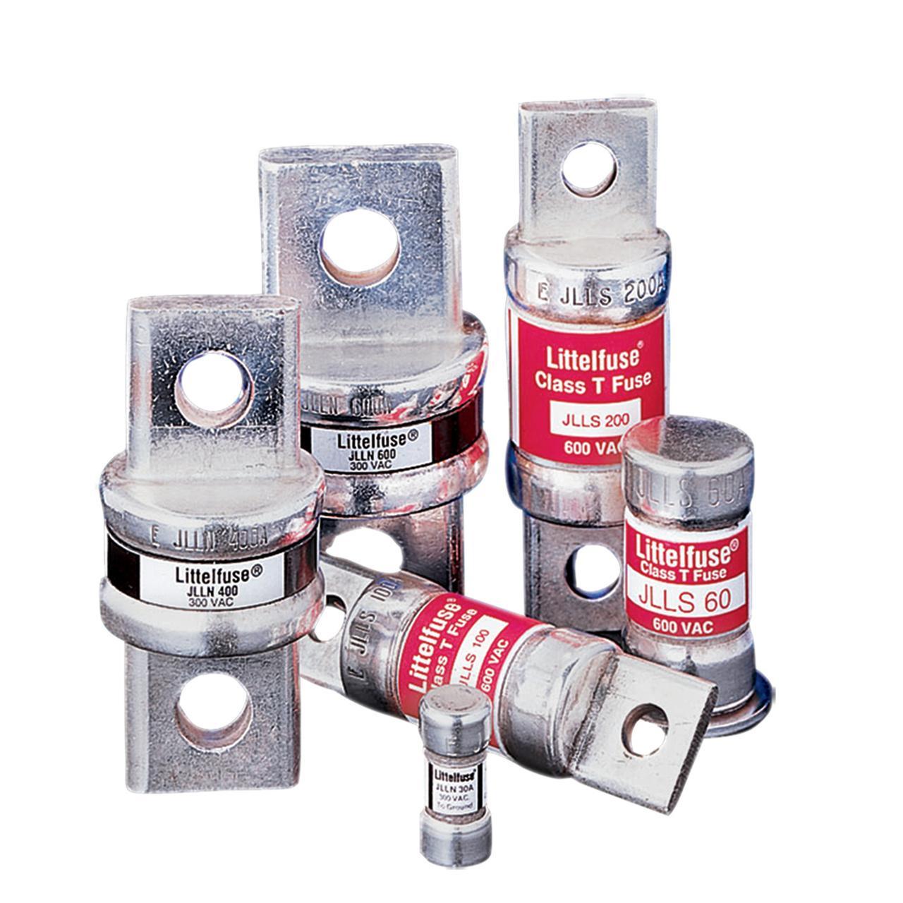 Littelfuse® POWR-GARD® JLLS080.VXP Fast Acting Current Limiting Fuse, 80 A, 600 V AC/300 V DC, 20/200 kA Interrupt, Class T Class