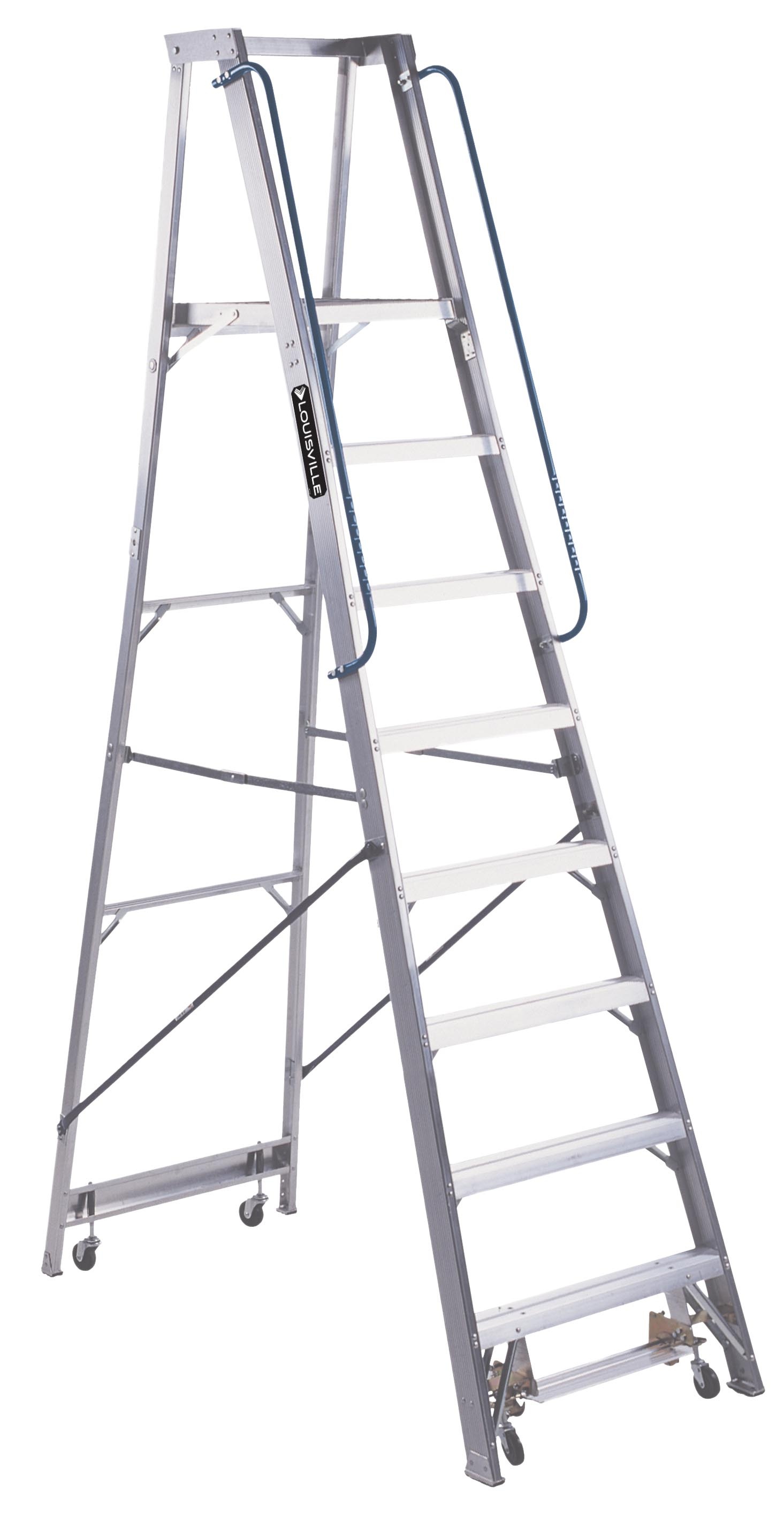 STEPLADDER PLATF 8FT 300LB AL 30-1/4IN