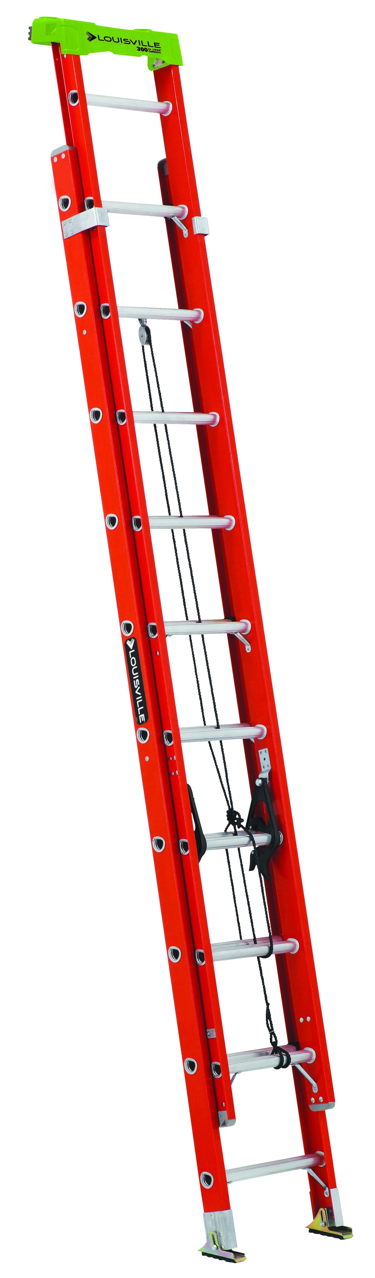 LADDER EXT 20FT TYPE IA 300LB FIBERGLASS