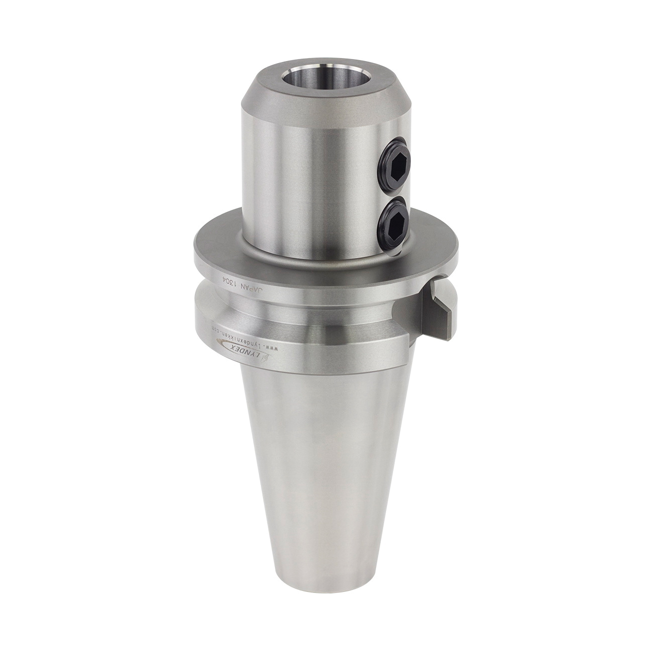Lyndex-Nikken B5016-1000-6.00 Imperial Standard End Mill Holder, 1 in Dia Hole, BT Taper Shank, BT50 Taper, 2.36 in Dia Nose, 6 in Projection