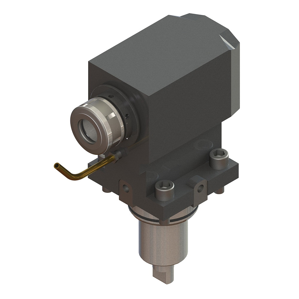 Lyndex-Nikken BMT65-SK20Z-ICE 90 deg Axial Z-Axis Drill/Milling Unit With Coolant, SK20 Workpiece Side