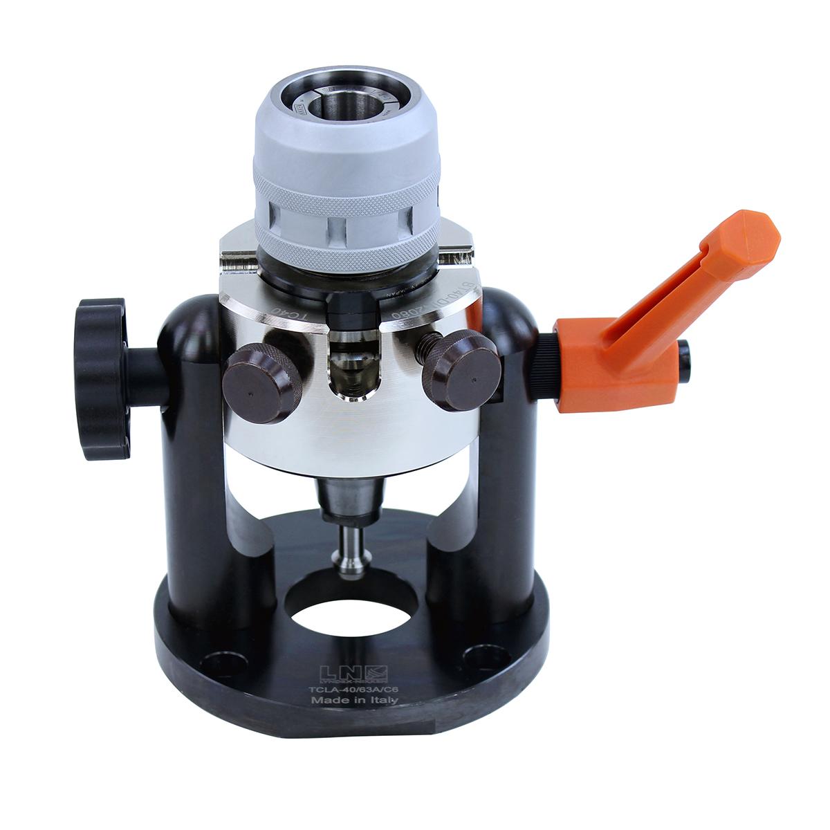 Lyndex-Nikken TCLA-40/63A/C6 Adjustable Tool Clamper, For Use With BT40,CAT40,HSK63A,CAPTO C6 Tapers