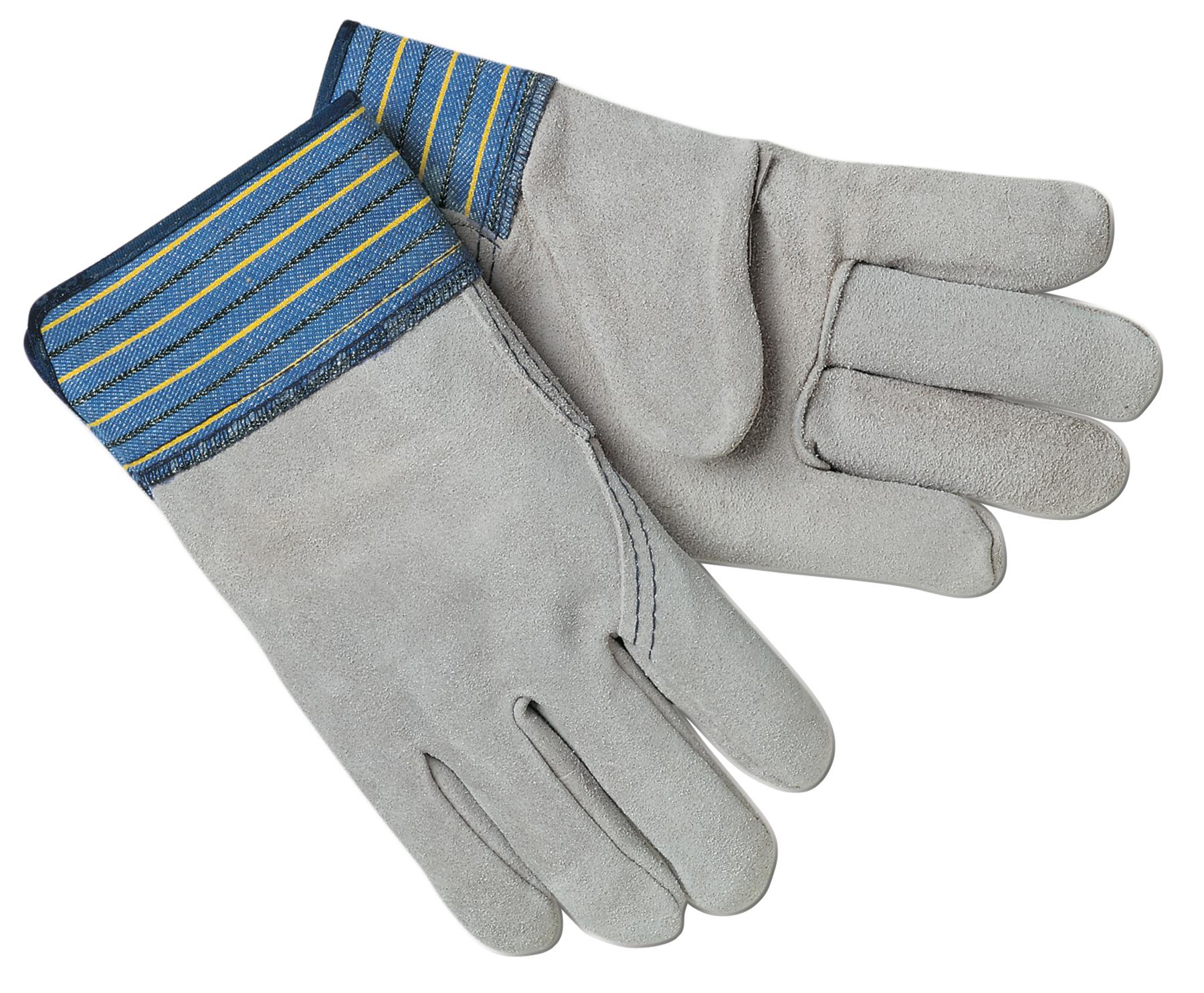 GLOVES GP LTHR PALM L COWHIDE LTHR GRA