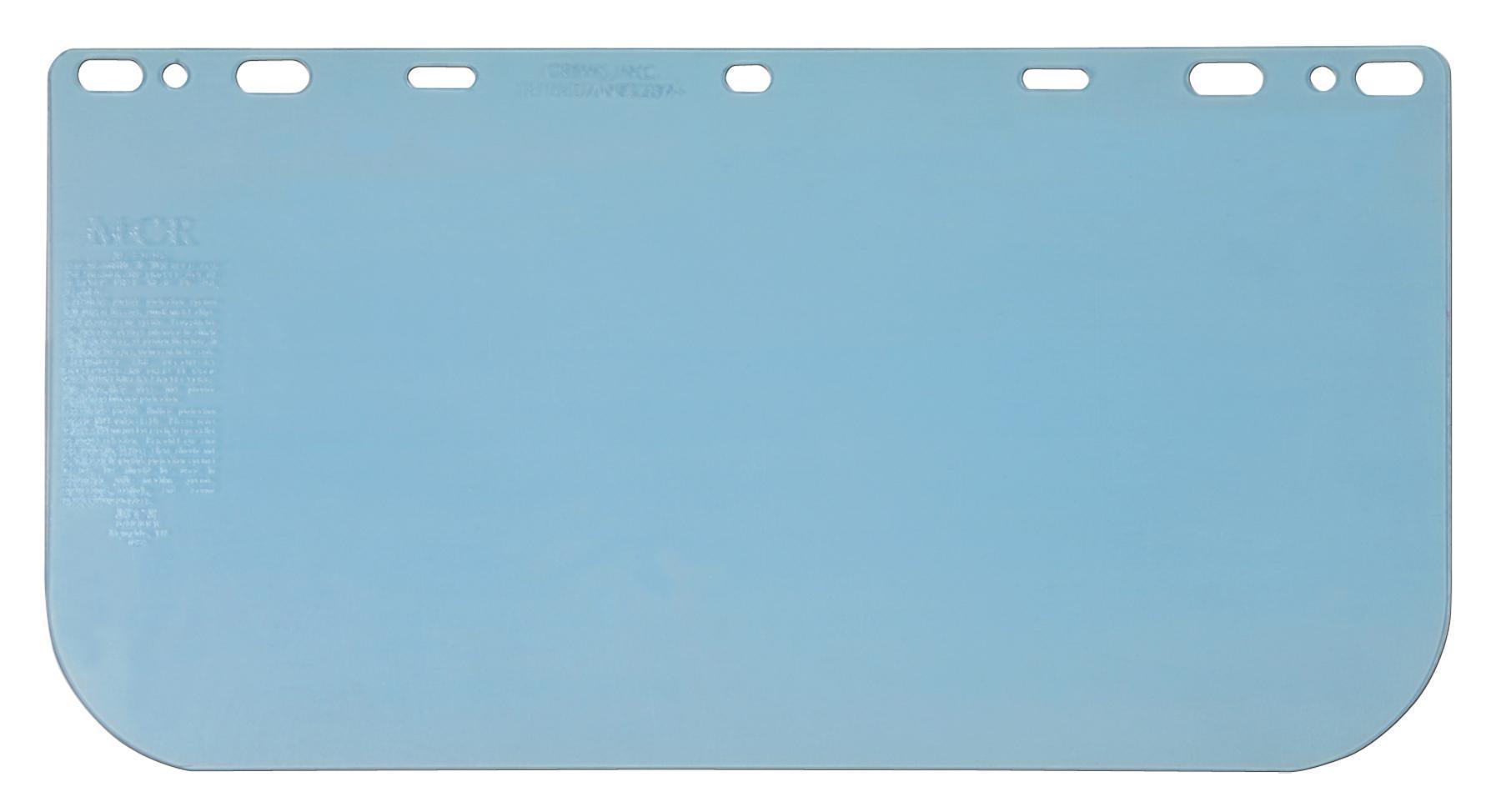 VISOR FACESHIELD CLEAR POLYCARBONATE 8IN