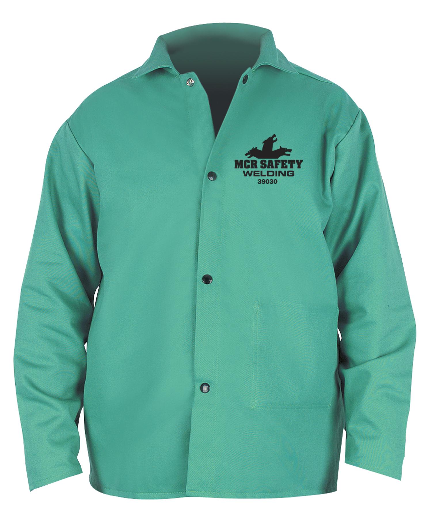 JACKET WELDING 2XL GRN FLM 69IN 30IN 9OZ