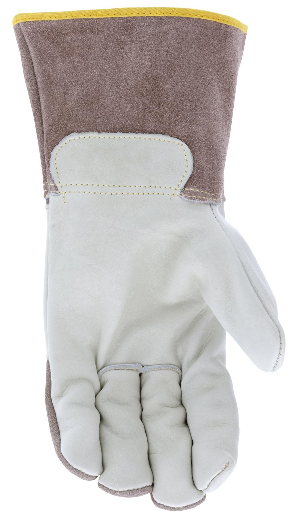 WLDG GLOVES MEDIUM BEIGE/BROWN