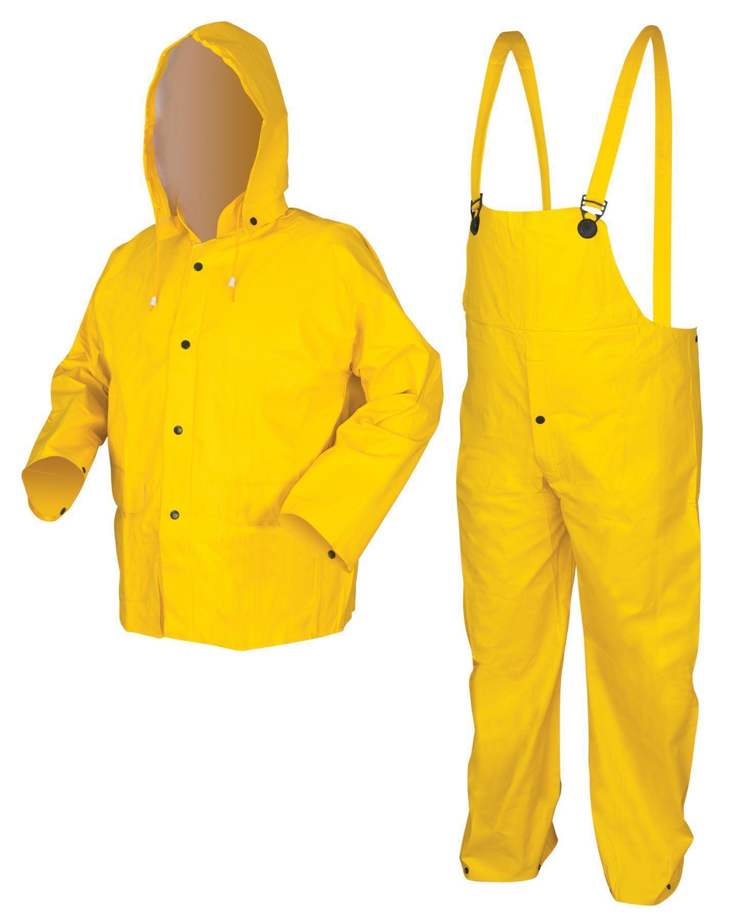 RAINSUIT 2XL YEL DETACHABLE 62IN 52IN