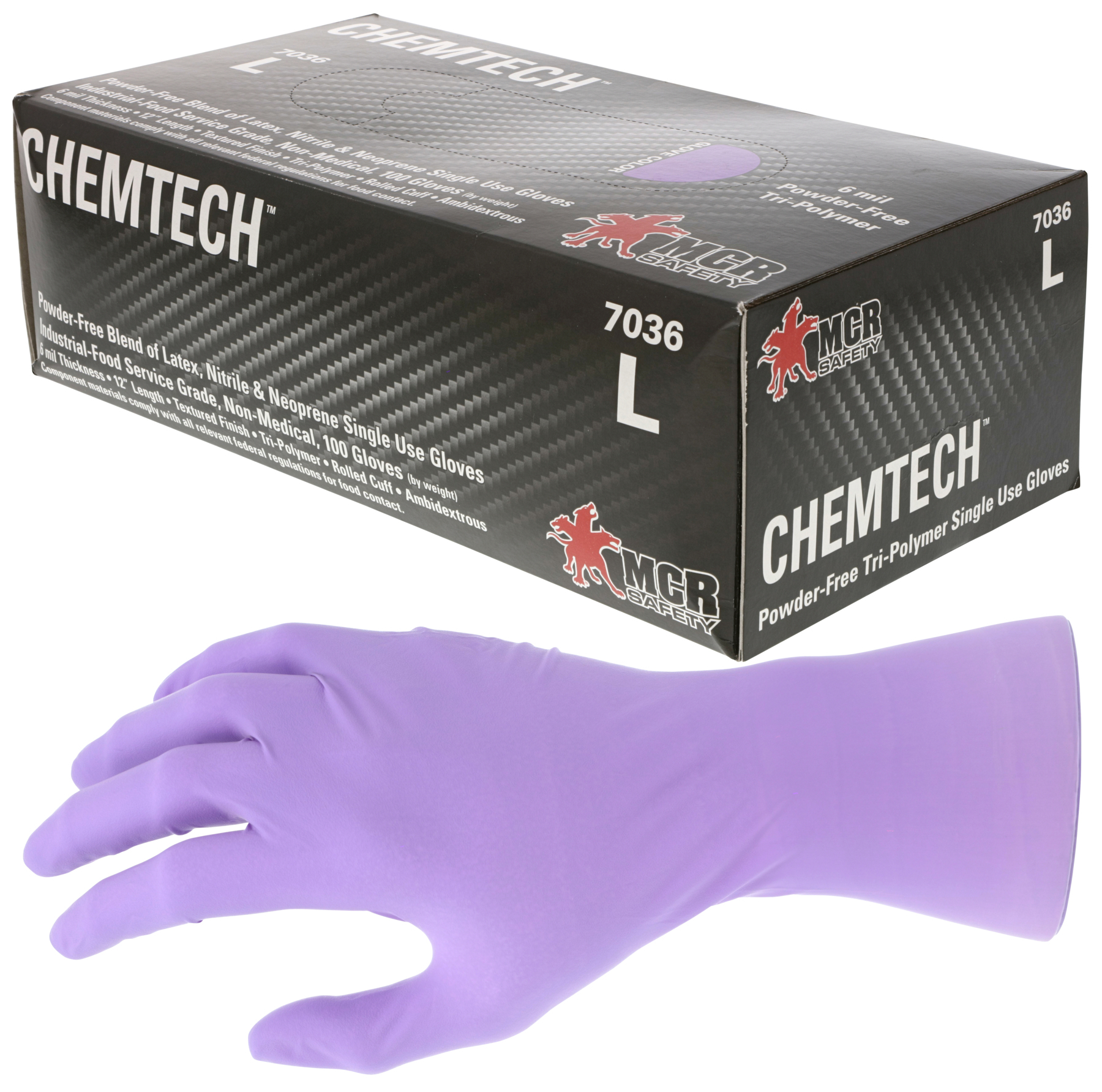 DSPL & CLEAN ROOM GLOVES LARGE LILAC