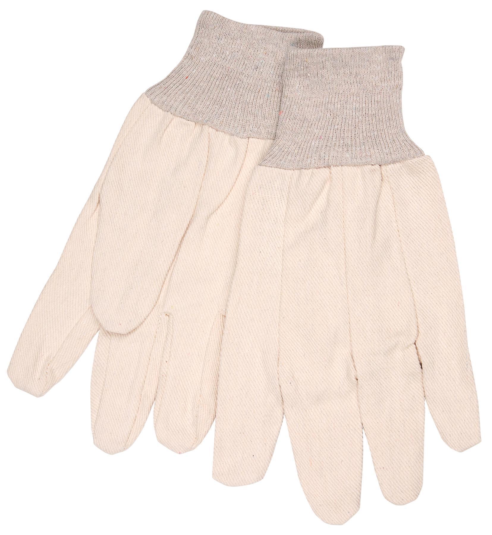 GLOVES GP WORK L 8 OZ COTTON CANVAS WHT
