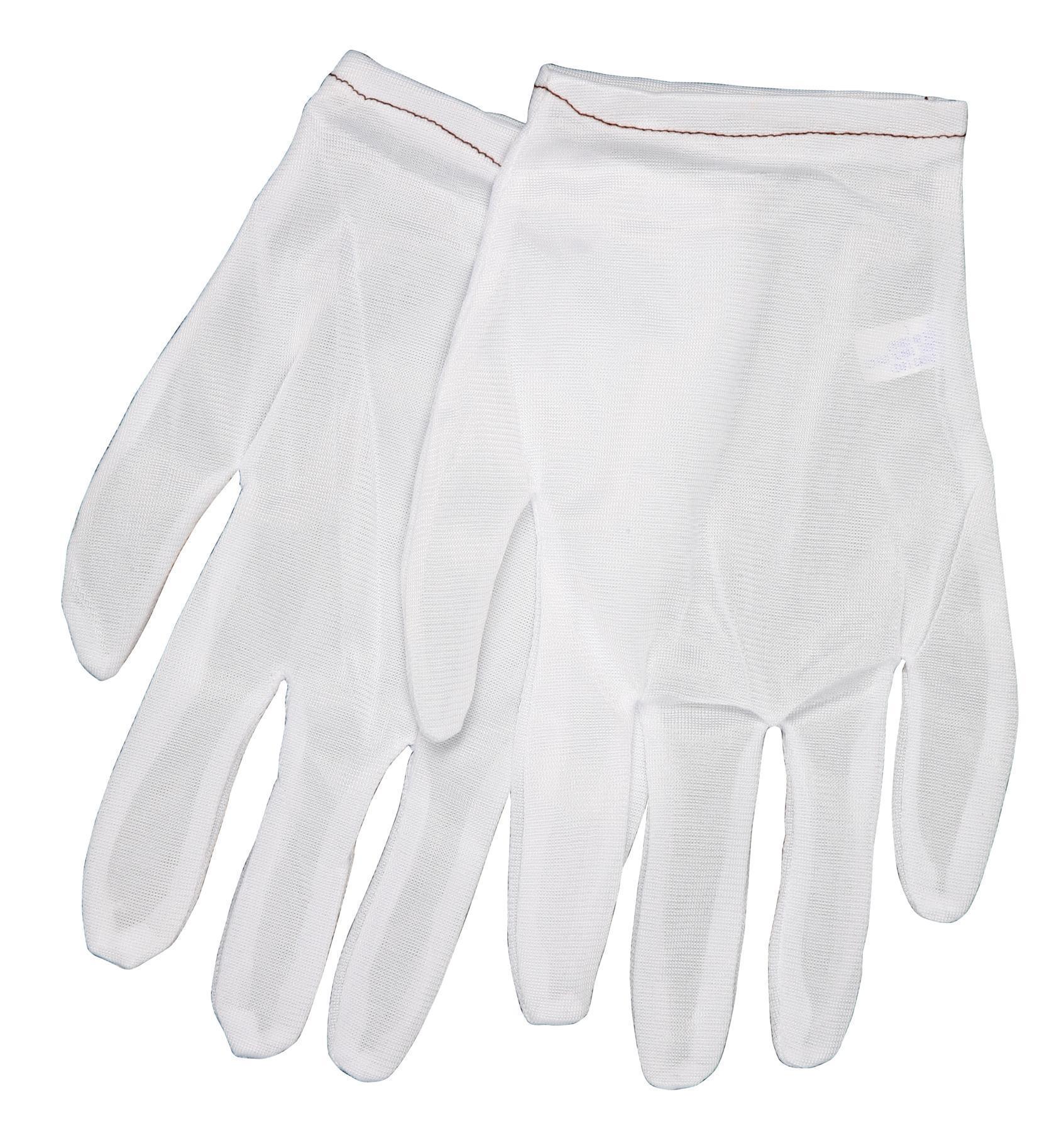 GLOVES INSPECTORS L NYL NYL WHT PAIRED