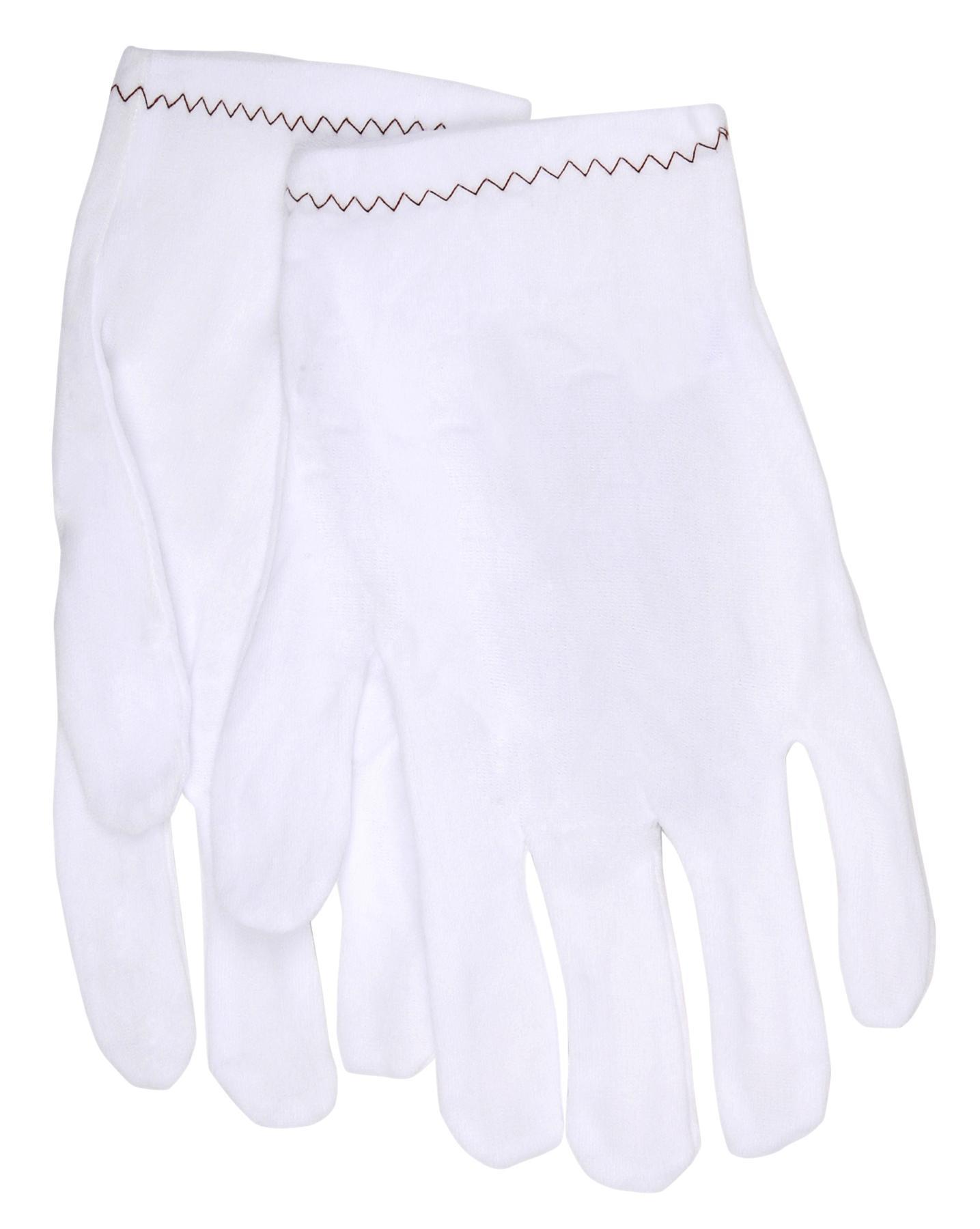 GLOVES INSPECTORS L STRETCH NYL WHT