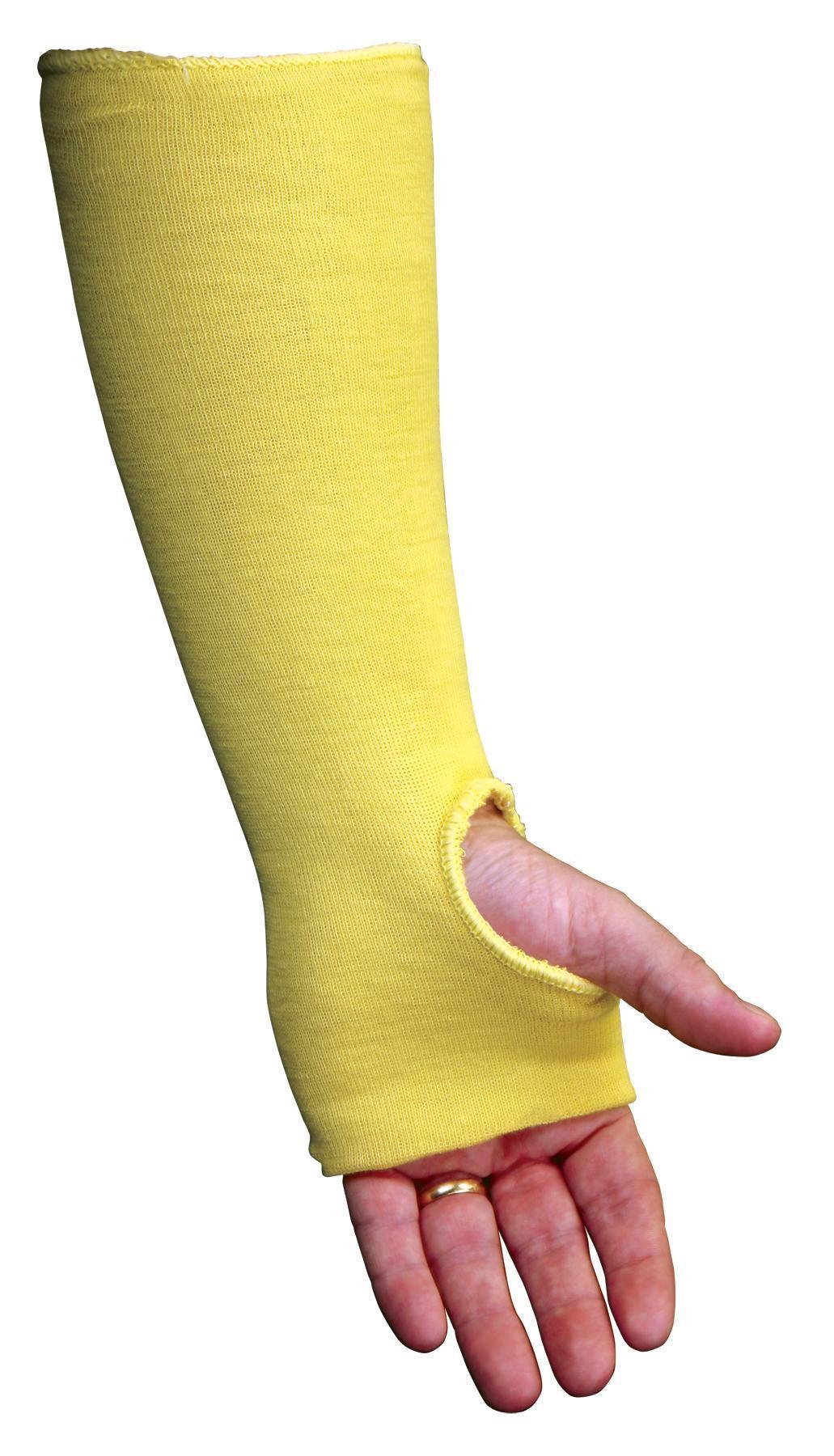 SLEEVES CUT-RESISTANT 14IN YEL 7GA