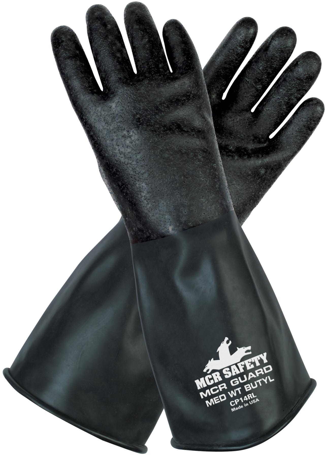 GLOVES CHEMICAL RESISTANT M BUTYL BUTYL