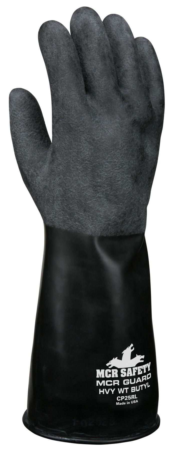 CHEM RES GLOVES LARGE RUBBER 14IN