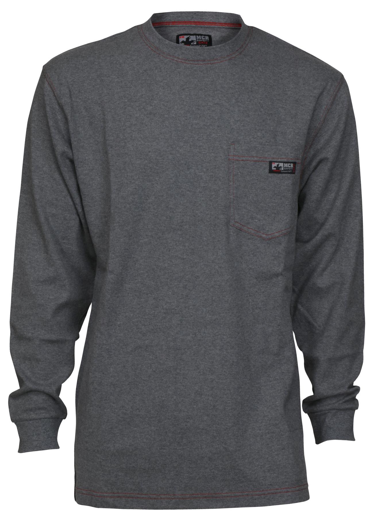 ELEC PROT SHIRTS L/REGULAR GREY COTTON